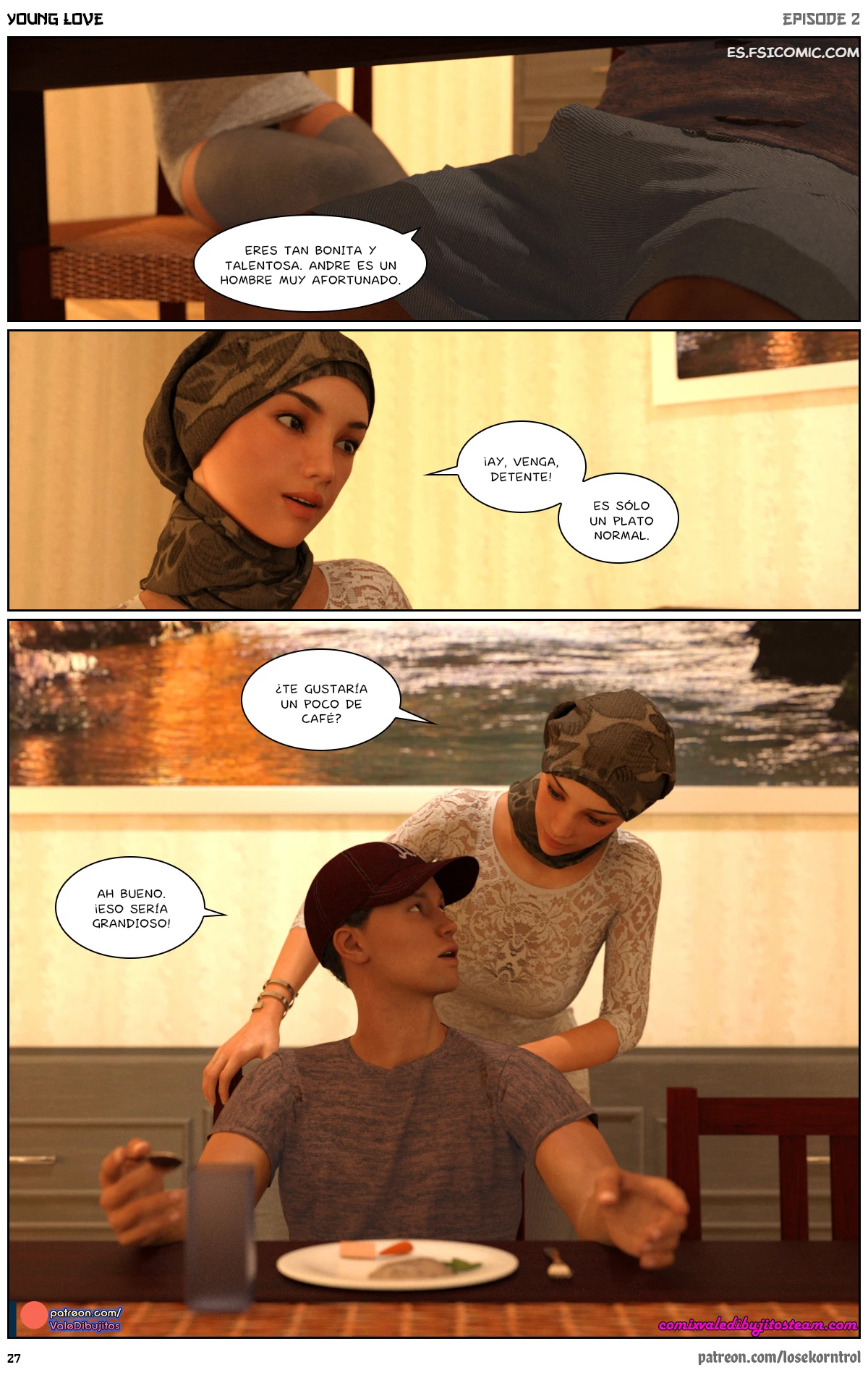 Young Love Capítulo 2 – Losekorntrol - 28 - FSI Comics young-love-capitulo-2-losekorntrol-hijab3dx-028