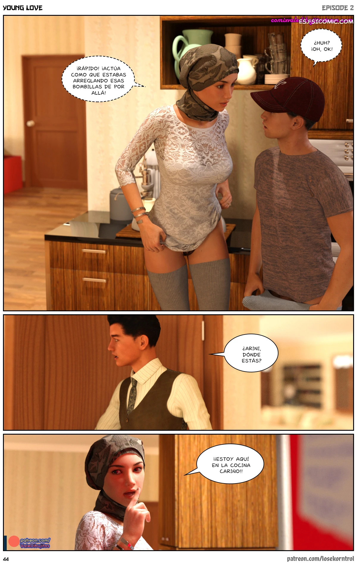 Young Love Capítulo 2 – Losekorntrol - 45 - FSI Comics young-love-capitulo-2-losekorntrol-hijab3dx-045