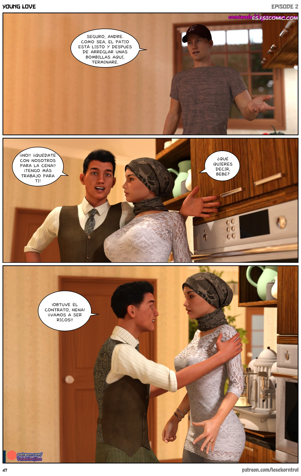 Young Love Capítulo 2 – Losekorntrol - 48 - FSI Comics young-love-capitulo-2-losekorntrol-hijab3dx-048