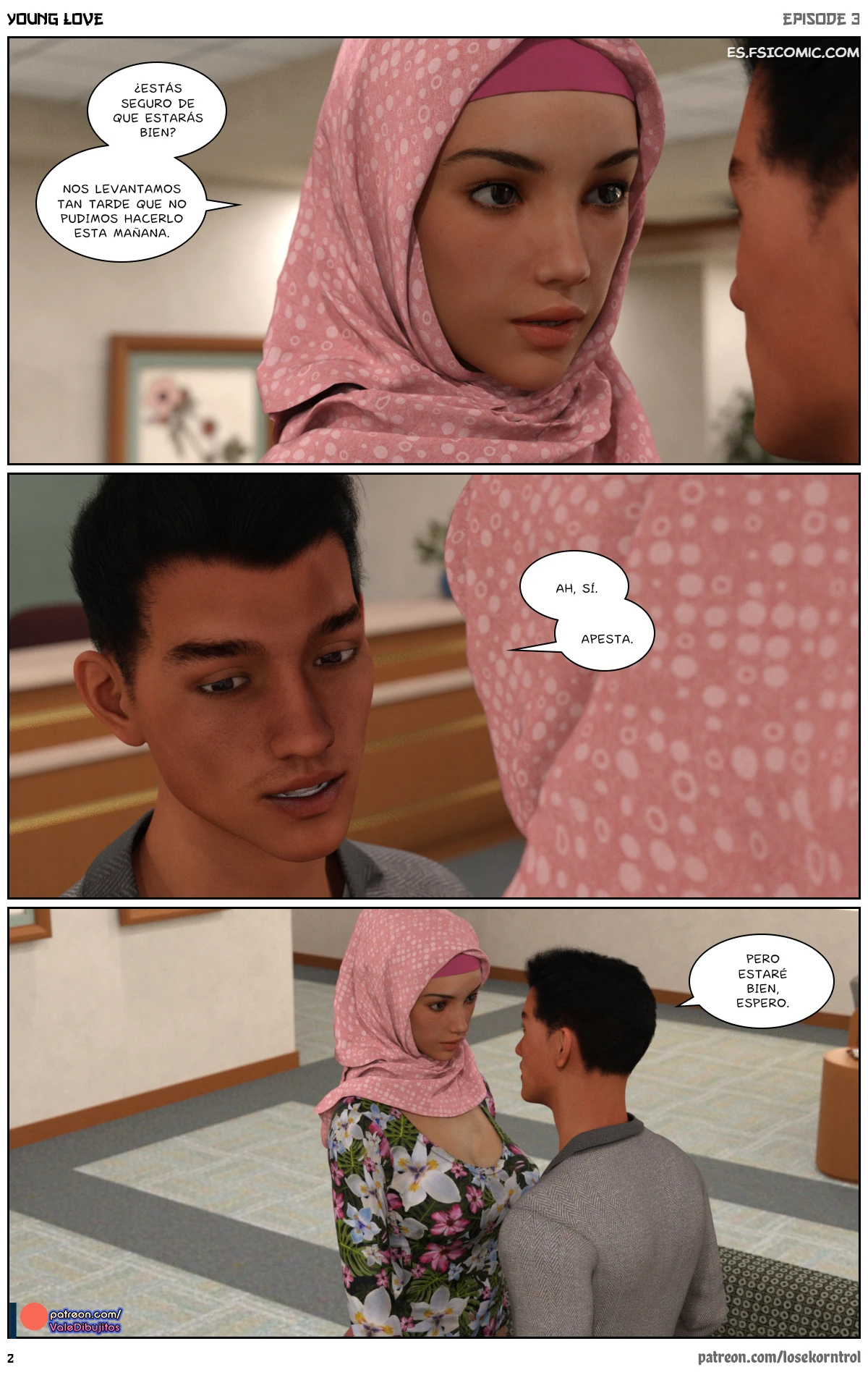 Young Love Capítulo 3 – Losekorntrol - 3 - FSI Comics young-love-capitulo-3-losekorntrol-hijab3dx-003