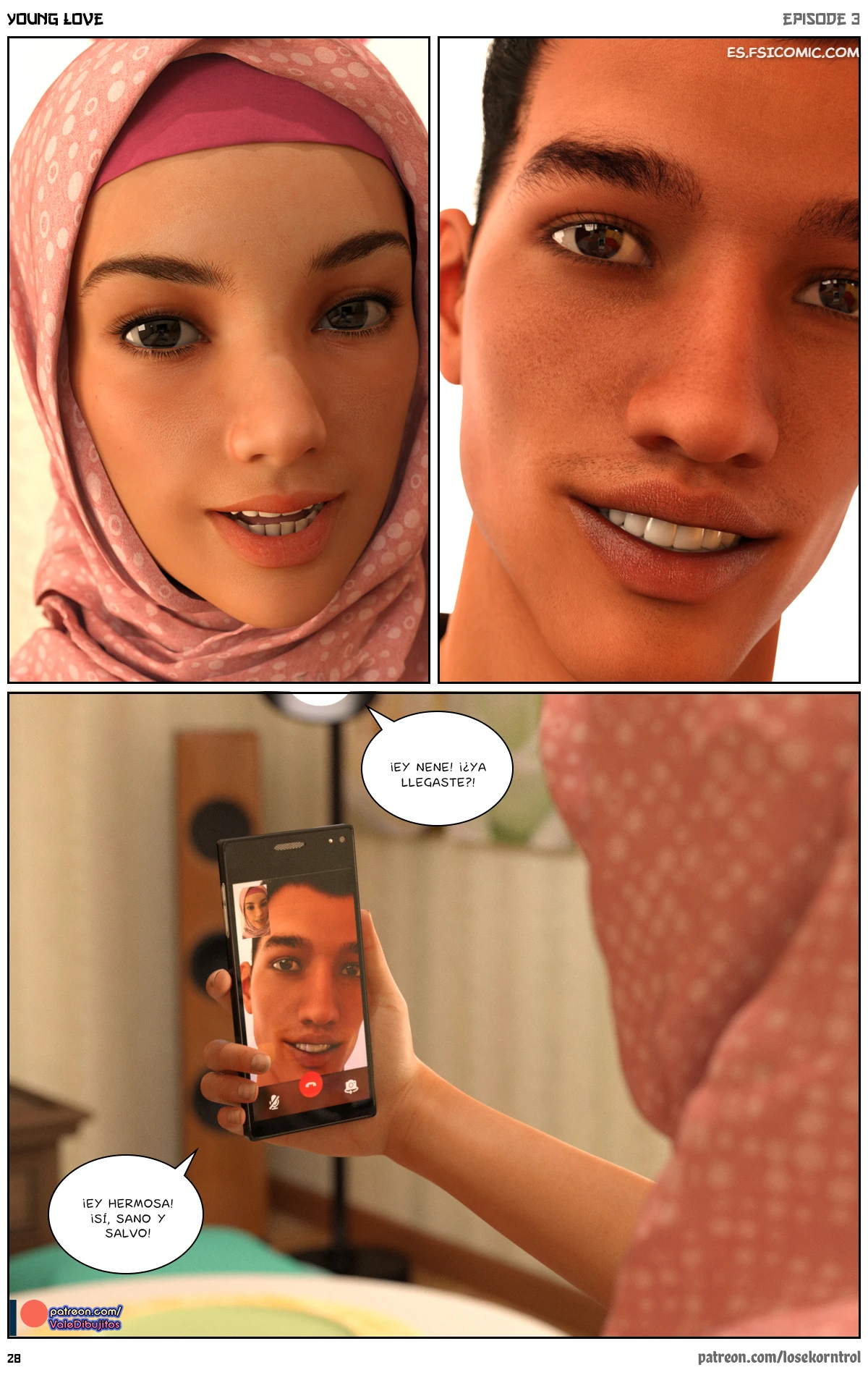 Young Love Capítulo 3 – Losekorntrol - 29 - FSI Comics young-love-capitulo-3-losekorntrol-hijab3dx-029