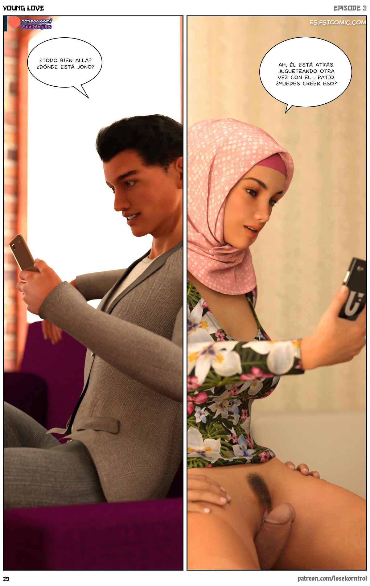 Young Love Capítulo 3 – Losekorntrol - 30 - FSI Comics young-love-capitulo-3-losekorntrol-hijab3dx-030
