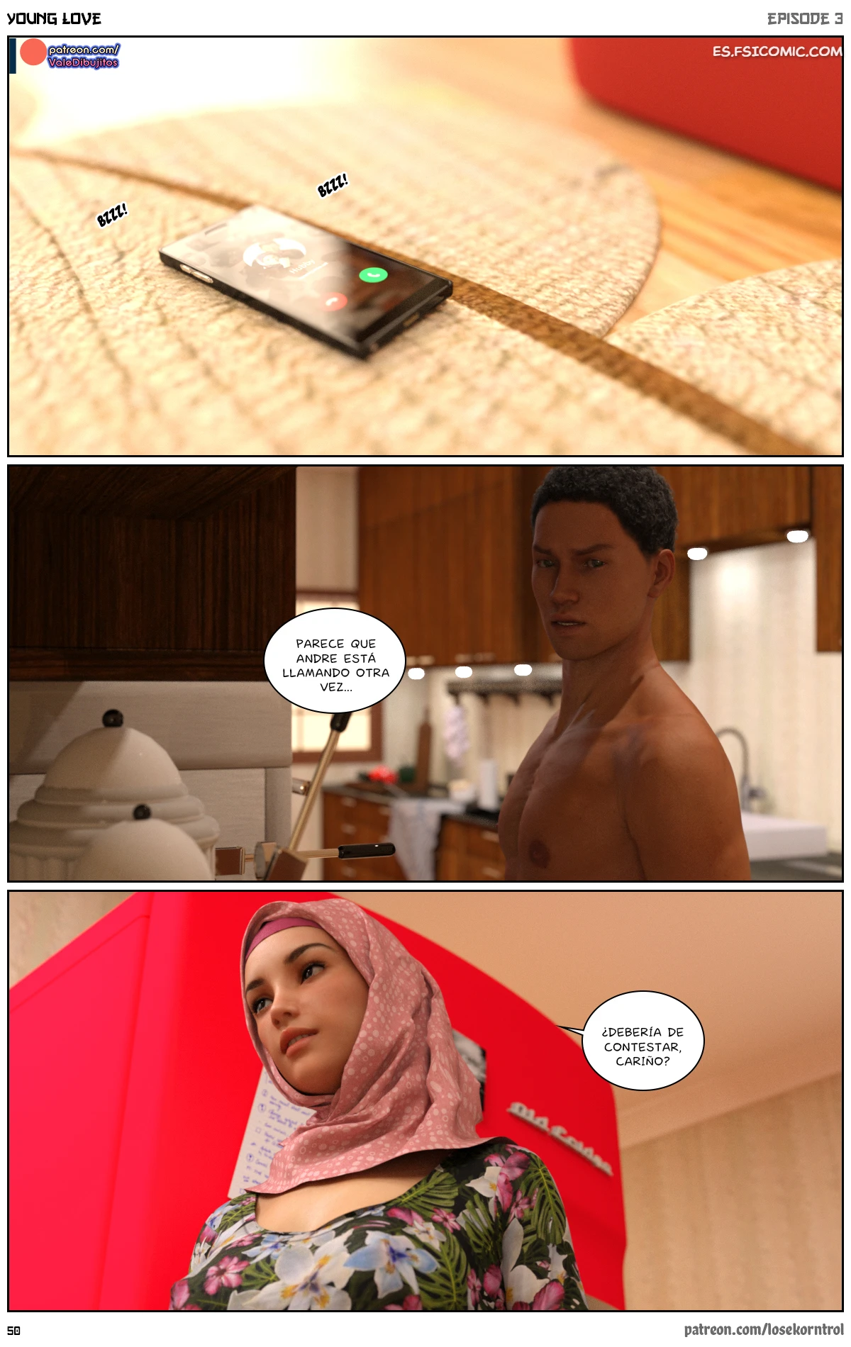 Young Love Capítulo 3 – Losekorntrol - 51 - FSI Comics young-love-capitulo-3-losekorntrol-hijab3dx-051
