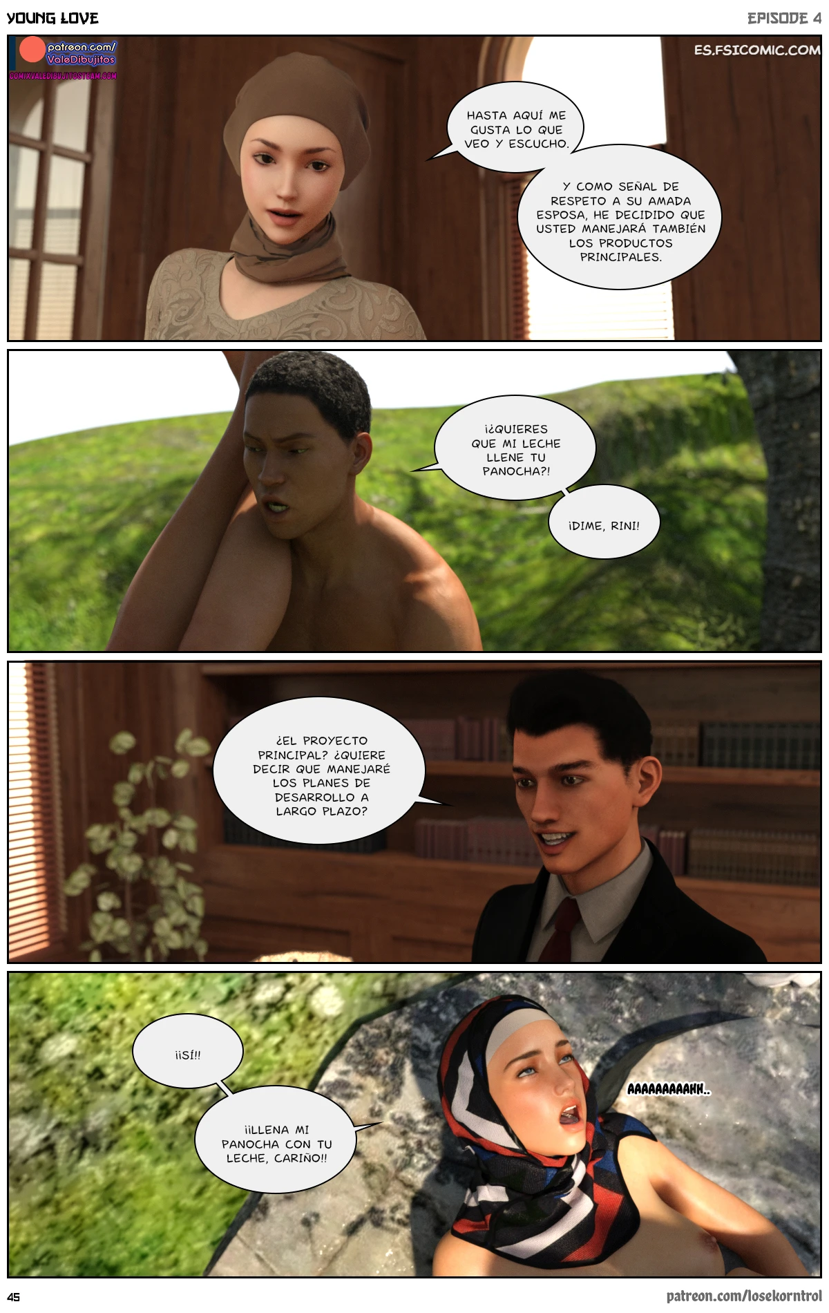 Young Love Capítulo 4 – Losekorntrol - 46 - FSI Comics young-love-capitulo-4-losekorntrol-hijab3dx-046