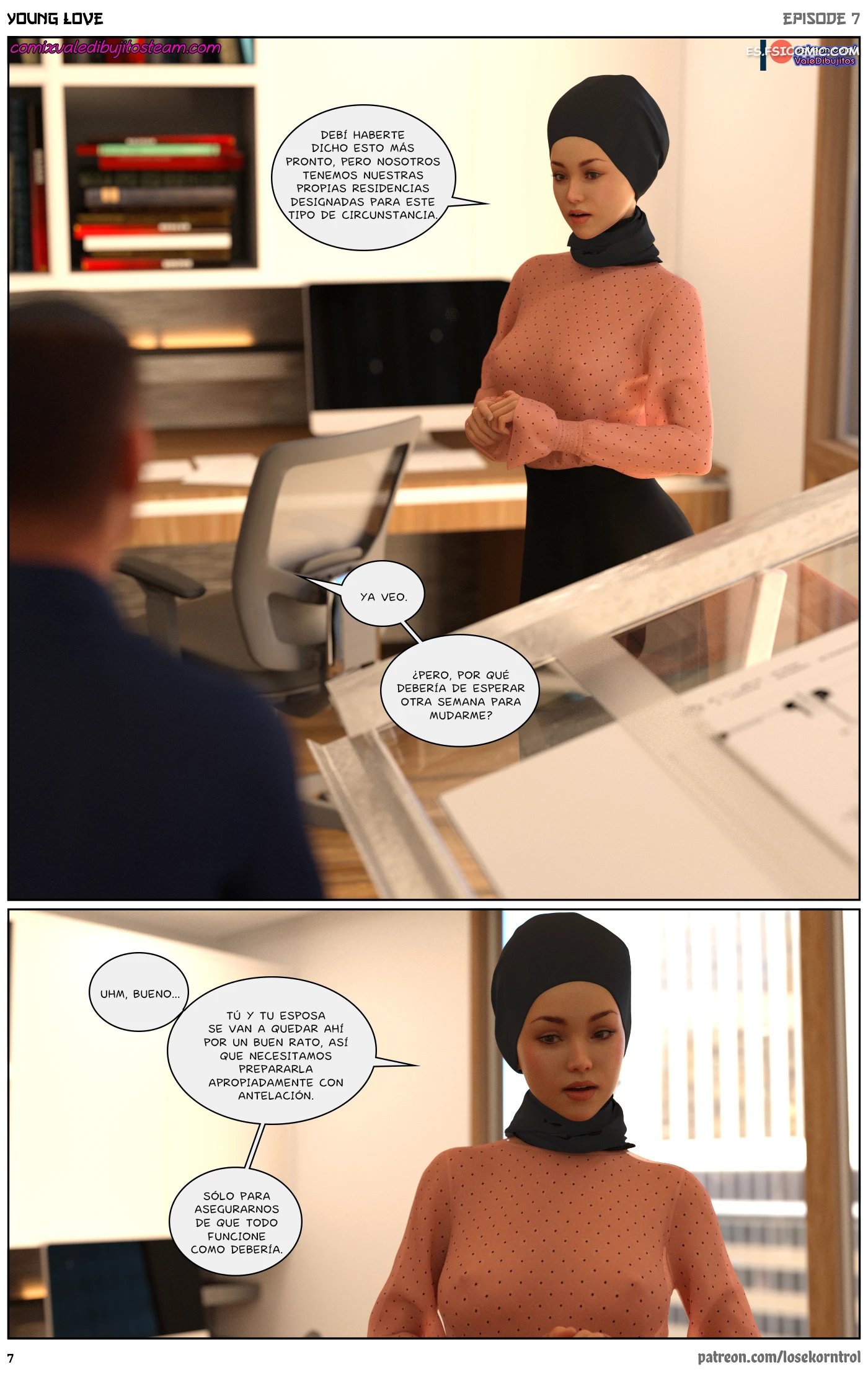 Young Love Capítulo 7 – Losekorntrol - 8 - FSI Comics young-love-capitulo-7-losekorntrol-hijab3dx-008