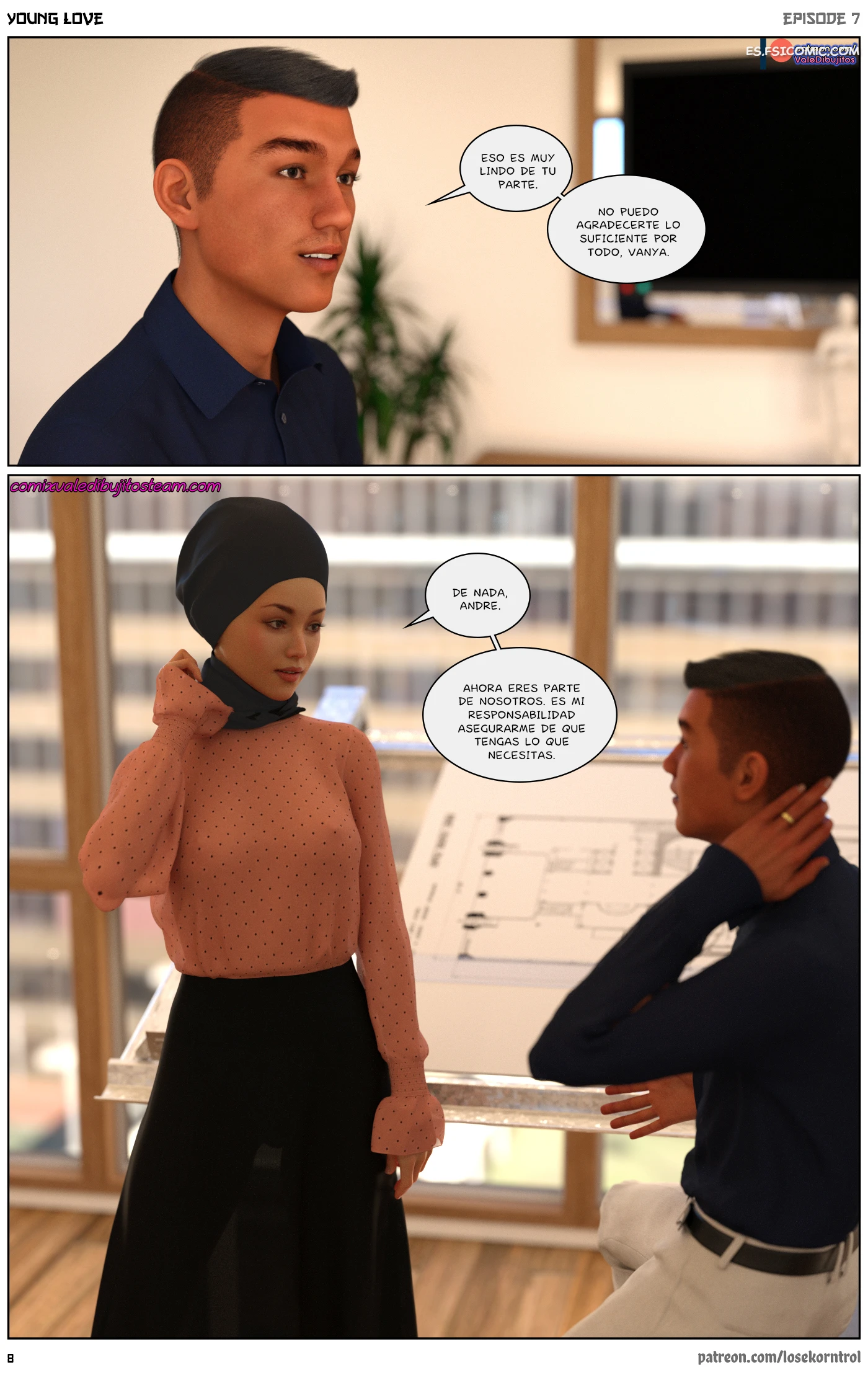 Young Love Capítulo 7 – Losekorntrol - 9 - FSI Comics young-love-capitulo-7-losekorntrol-hijab3dx-009