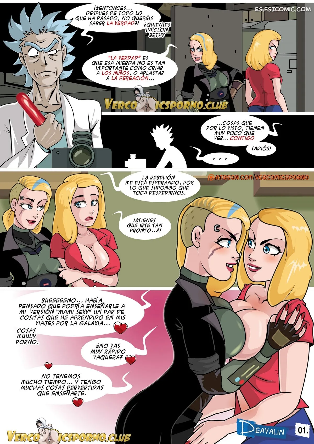 Beth and Beth - Deavalin - 2 - FSI Comics beth-and-beth-morty-rick-vcp-deavalin-002
