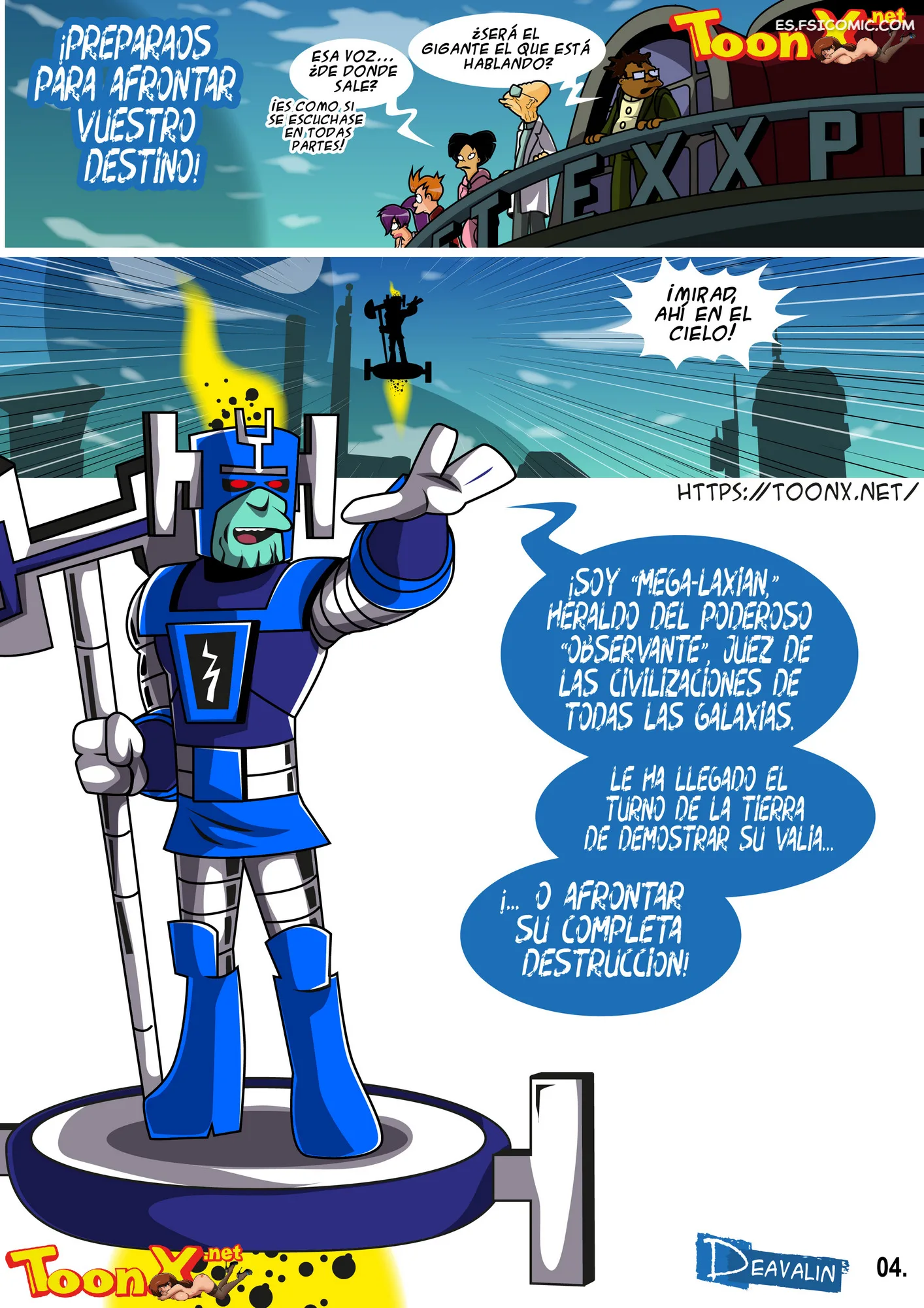 Futurama Capítulo 1 - Orgía Para Salvar la Tierra - Deavalin - 5 - FSI Comics futurama-org-a-para-salvar-la-tierra-vcp-deavalin-005