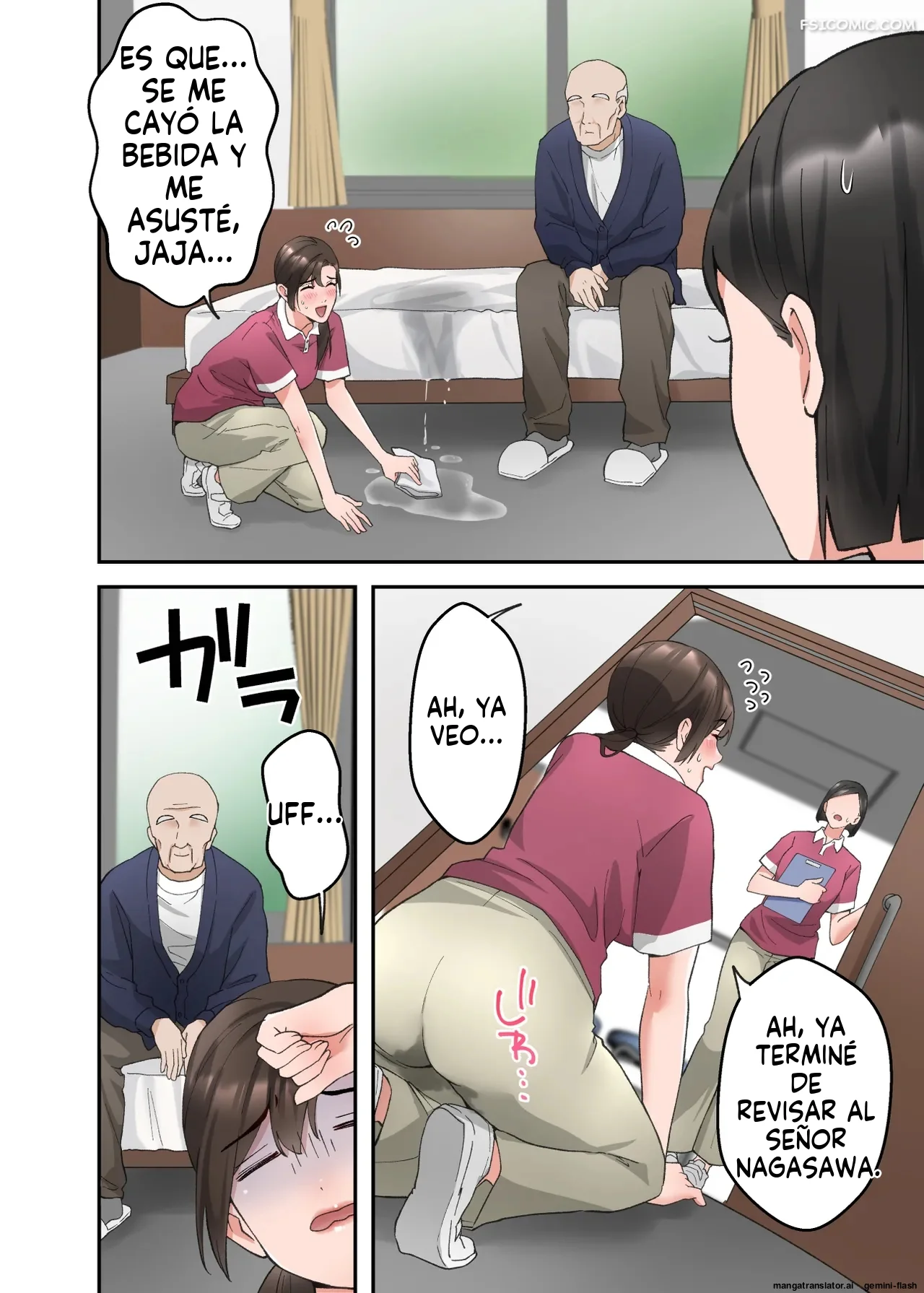 Hitozuma no Kaigoshi ga Yoboyobo Jii-san ni Ikasare Makuru Hanashi – Elica - 23 - FSI Comics hitozuma-no-kaigoshi-ga-yoboyobo-jii-san-ni-ikasare-makuru-hanashi-elica-023