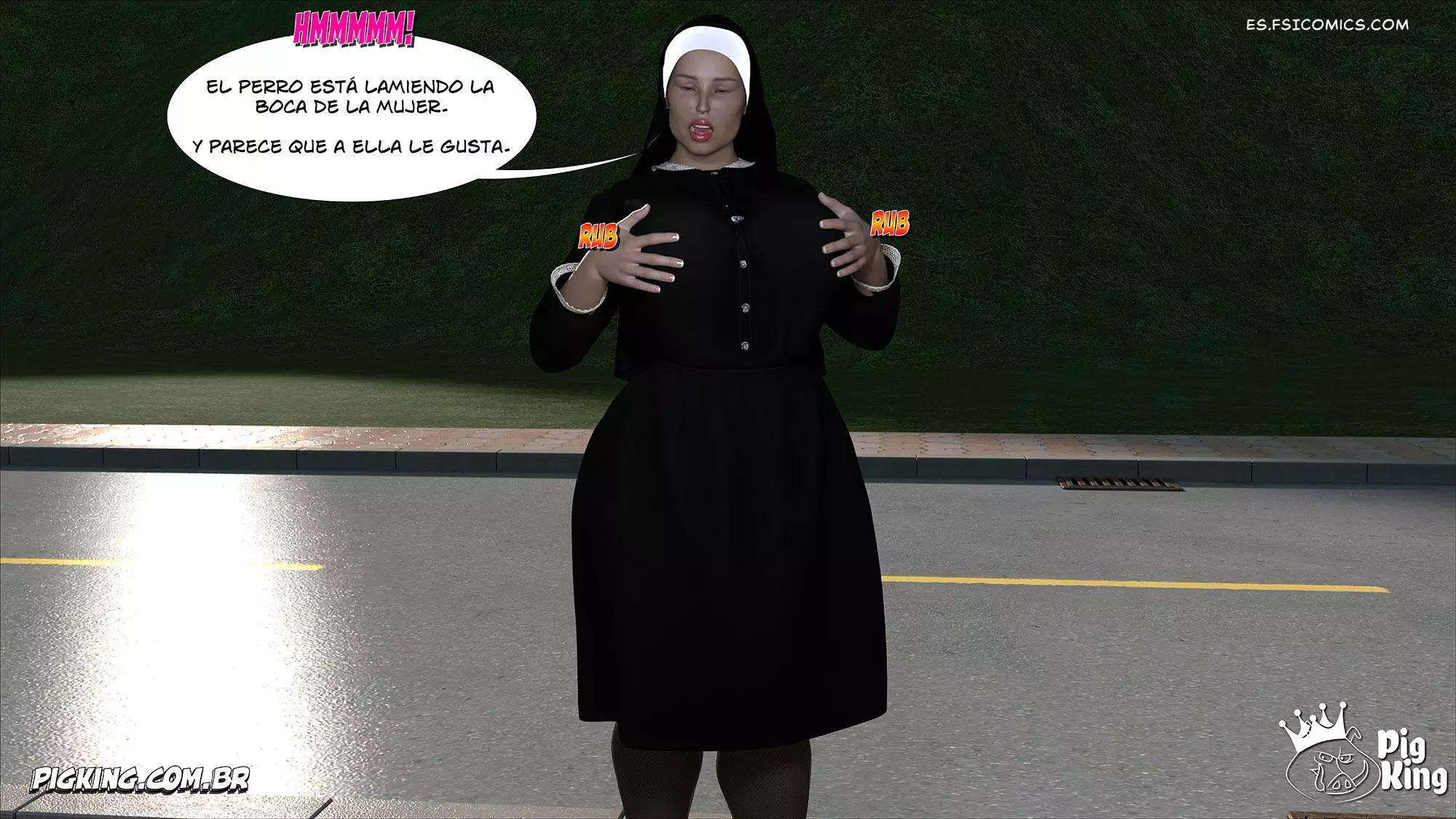 Nun Isabella Capítulo 1 – CrazyDad3D - 3 - FSI Comics nun-isabella-capítulo-1-crazydad3d-003