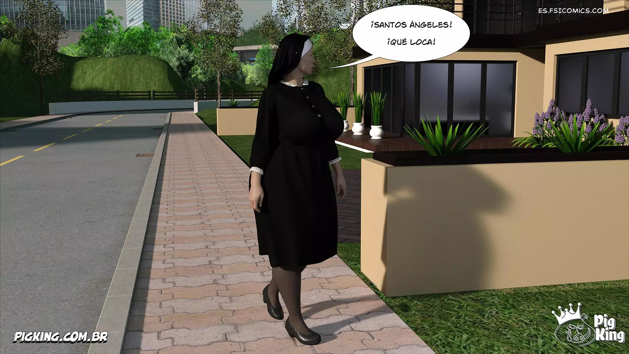 Nun Isabella Capítulo 1 – CrazyDad3D - 11 - FSI Comics nun-isabella-capítulo-1-crazydad3d-011