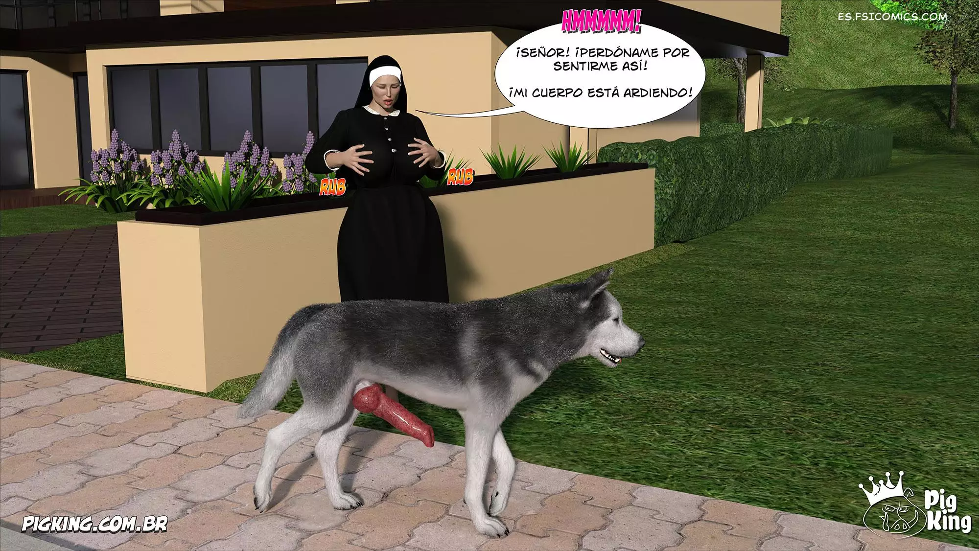 Nun Isabella Capítulo 1 – CrazyDad3D - 17 - FSI Comics nun-isabella-capítulo-1-crazydad3d-017