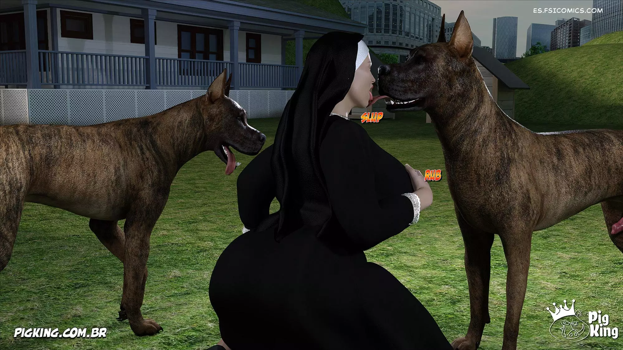 Nun Isabella Capítulo 1 – CrazyDad3D - 95 - FSI Comics nun-isabella-capítulo-1-crazydad3d-095