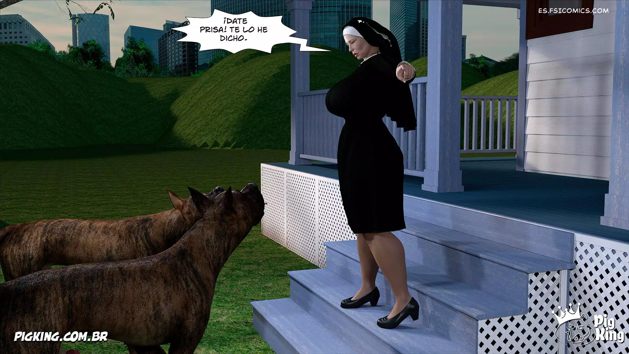Nun Isabella Capítulo 2 – CrazyDad3D - 68 - FSI Comics nun-isabella-capítulo-2-crazydad3d-068