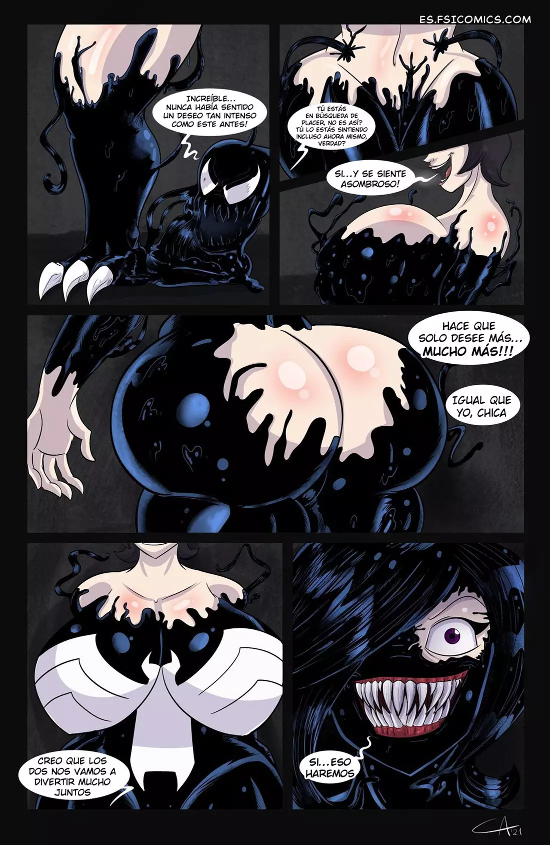 Thicc Venom - Ameizing Lewds - 3 - FSI Comics thicc-venom-ameizing-lewds-003