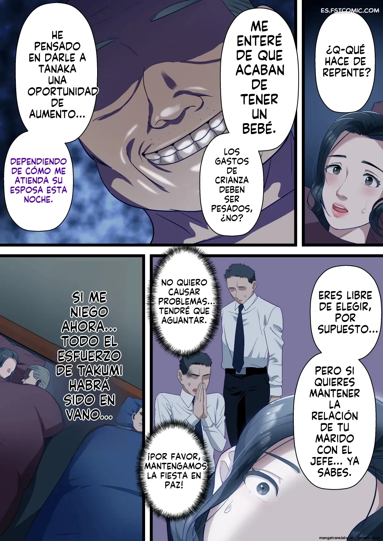 Una Esposa De Buen Corazón Le Ruega Al Jefe De Su Marido Que Le Dé Una Creampie – Elica - 14 - FSI Comics una-esposa-de-buen-corazon-le-ruega-al-jefe-de-su-marido-que-le-de-una-creampie-elica-014
