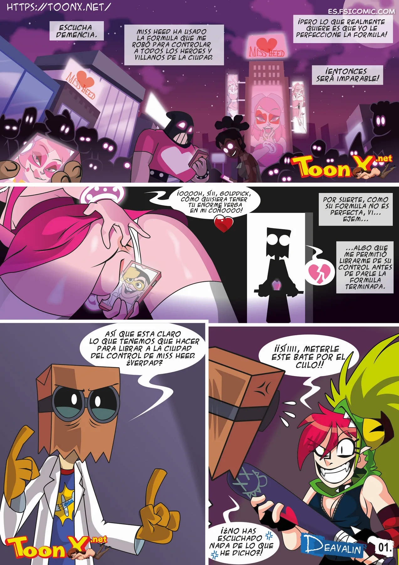 Villainous - Miss Heed - Deavalin - 2 - FSI Comics villainous-miss-heed-vcp-deavalin-002