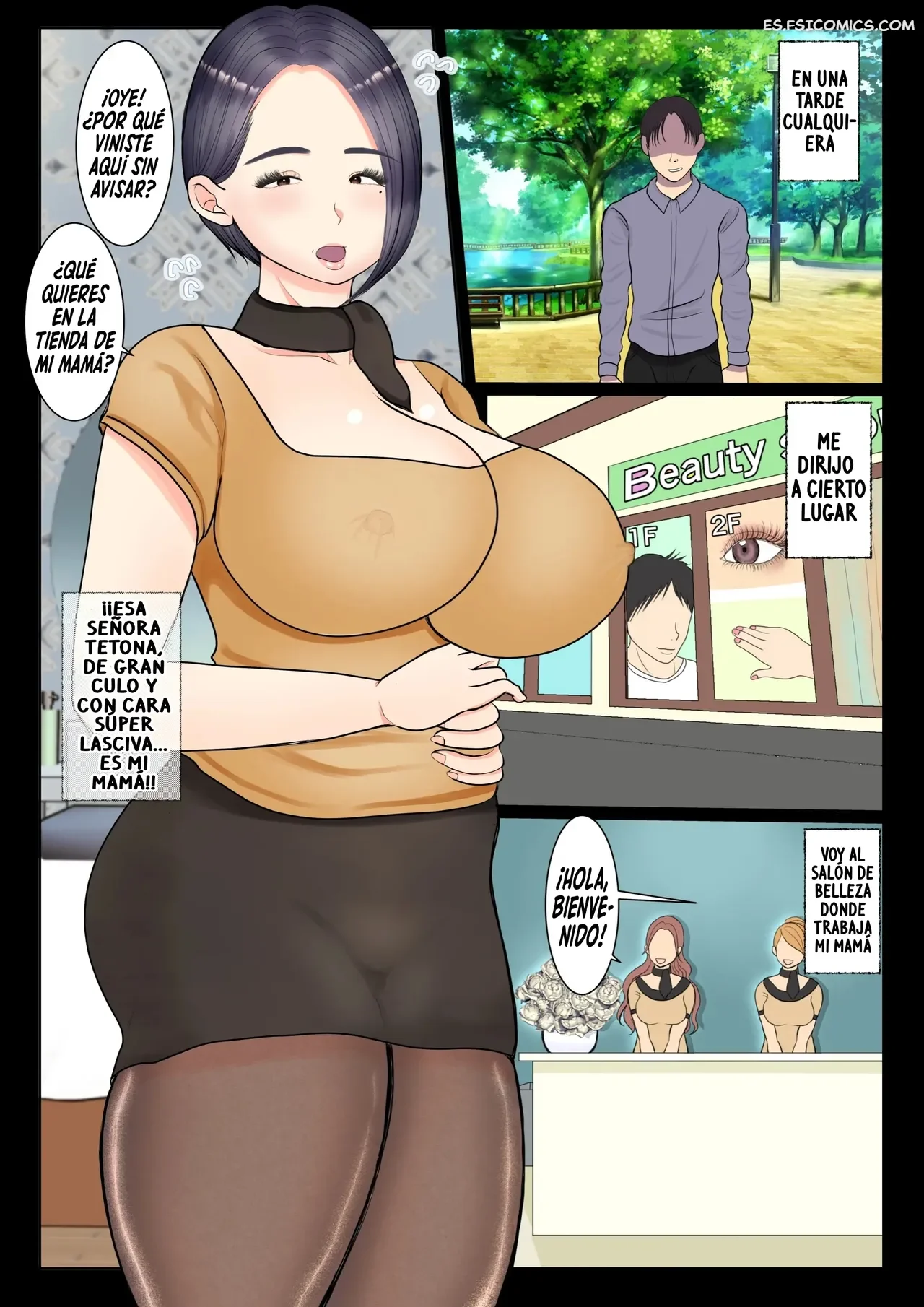 La Historia De Cuando Irrumpí En El Salón De Belleza Donde Trabaja Mamá – Benisairo - 2 - FSI Comics La Historia De Cuando Irrumpí En El Salón De Belleza Donde Trabaja Mamá 002