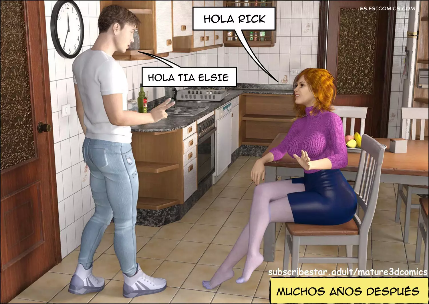 Aunt Elsie Capítulo 1 – Mature3DComics - 2 - FSI Comics aunt-elsie-capítulo-1-mature3dcomics-002