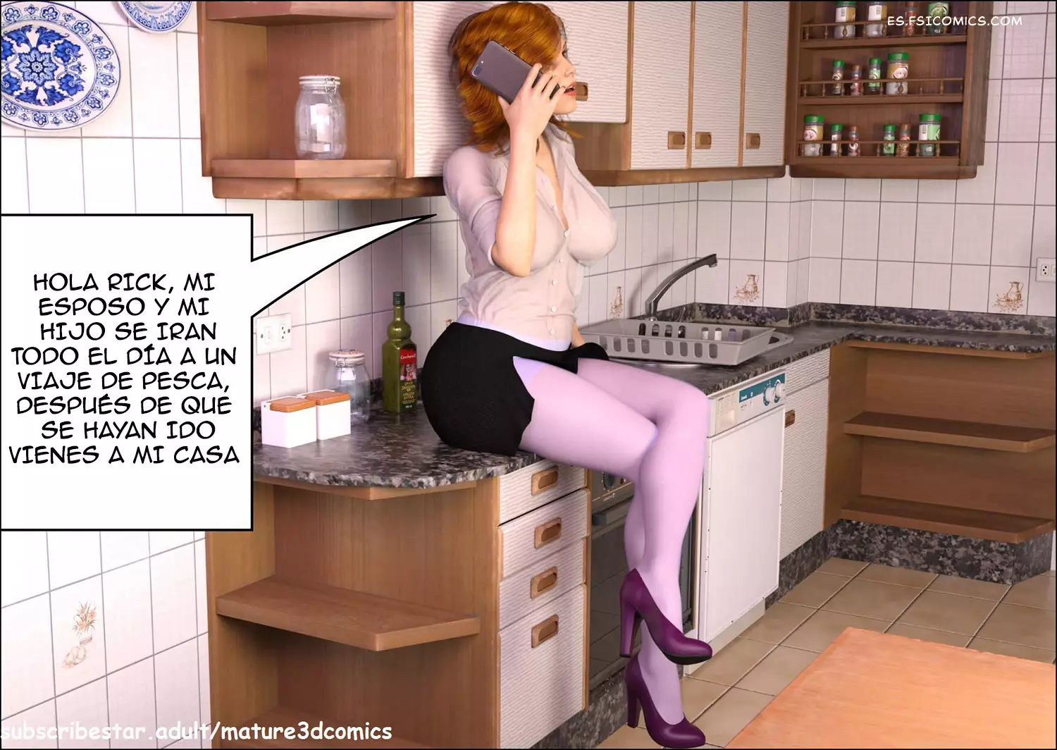 Aunt Elsie Capítulo 2 – Mature3DComics - 1 - FSI Comics aunt-elsie-capítulo-2-mature3dcomics-001