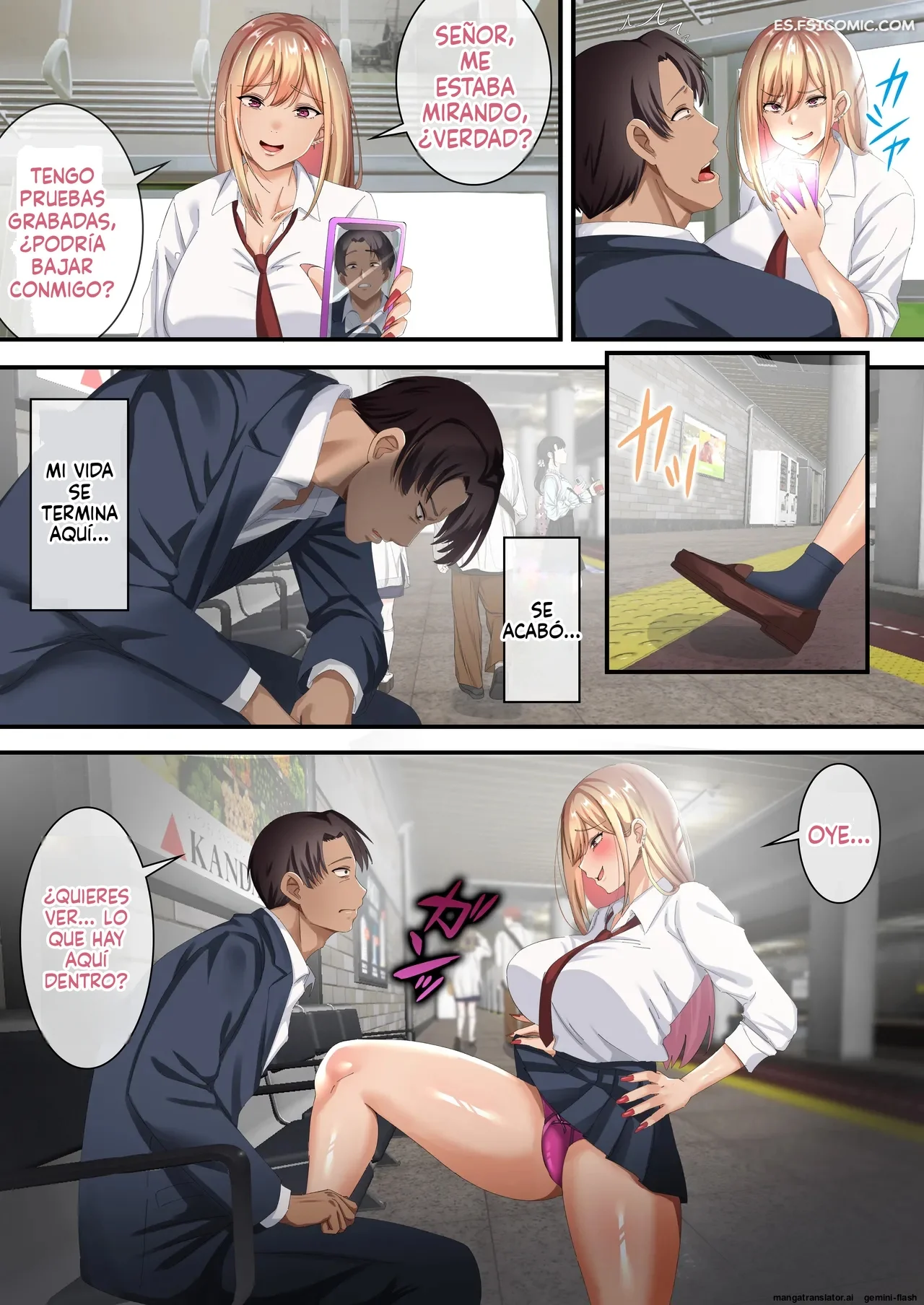 Chantajeado Por Una Chica Que Ama A Los Hombres Mayores – Tokumori Hanten - 7 - FSI Comics chantajeado por una chica que ama a los hombres mayores tokumori hanten 007