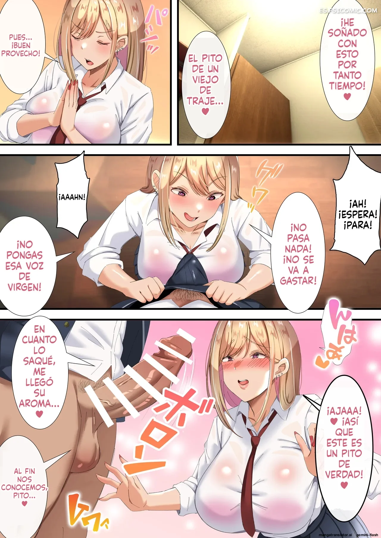 Chantajeado Por Una Chica Que Ama A Los Hombres Mayores – Tokumori Hanten - 9 - FSI Comics chantajeado por una chica que ama a los hombres mayores tokumori hanten 009