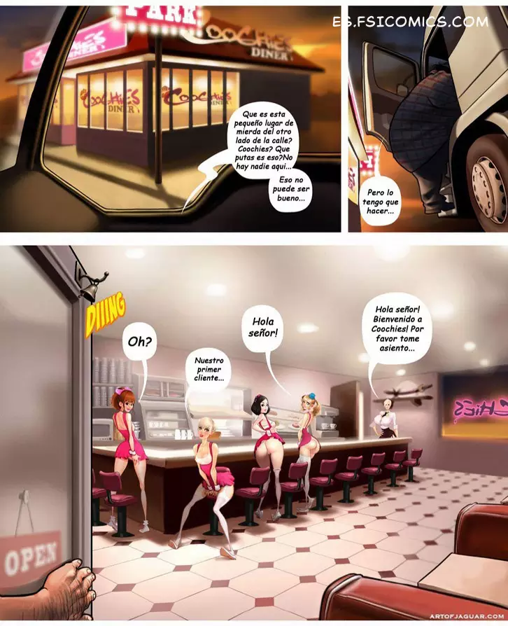 Coochies Sex Dinner - Art of Jaguar - 5 - FSI Comics coochies-sex-dinner-art-of-jaguar-005