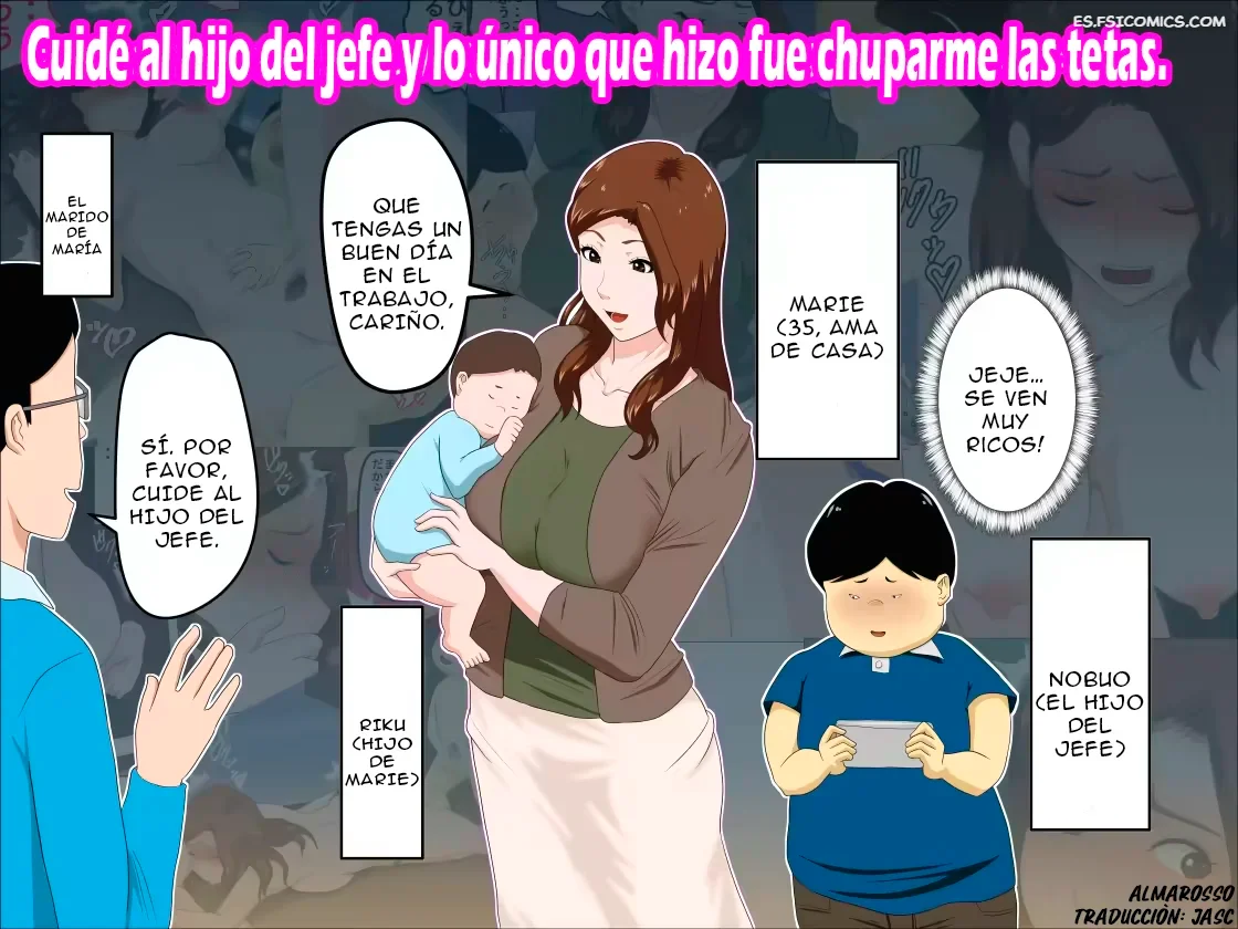 cuide al hijo del jefe y lo unico que hizo fue chuparme las tetas almarosso 001