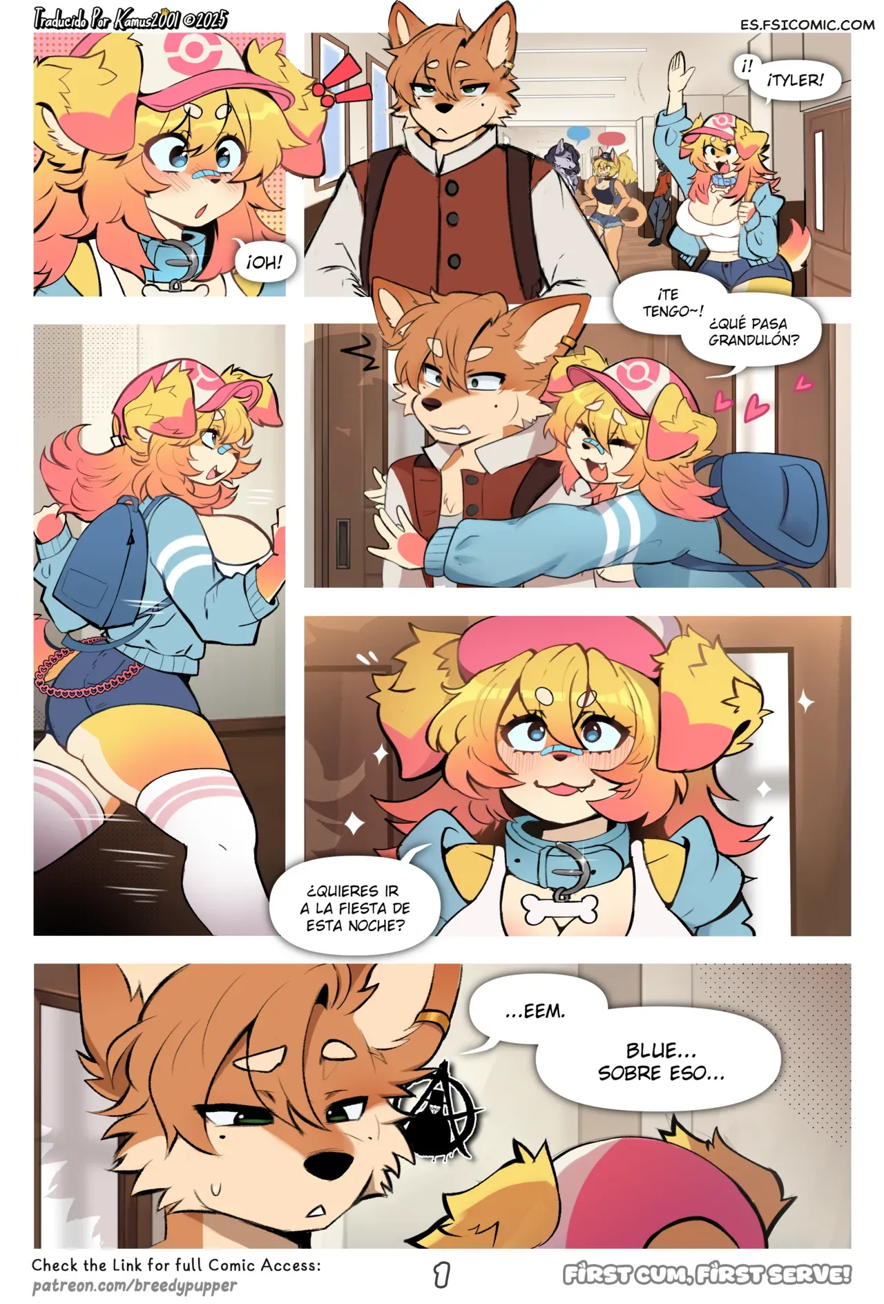 First Cum, First Serve – Breedypupper - 2 - FSI Comics first-cum-first-serve-breedypupper-002
