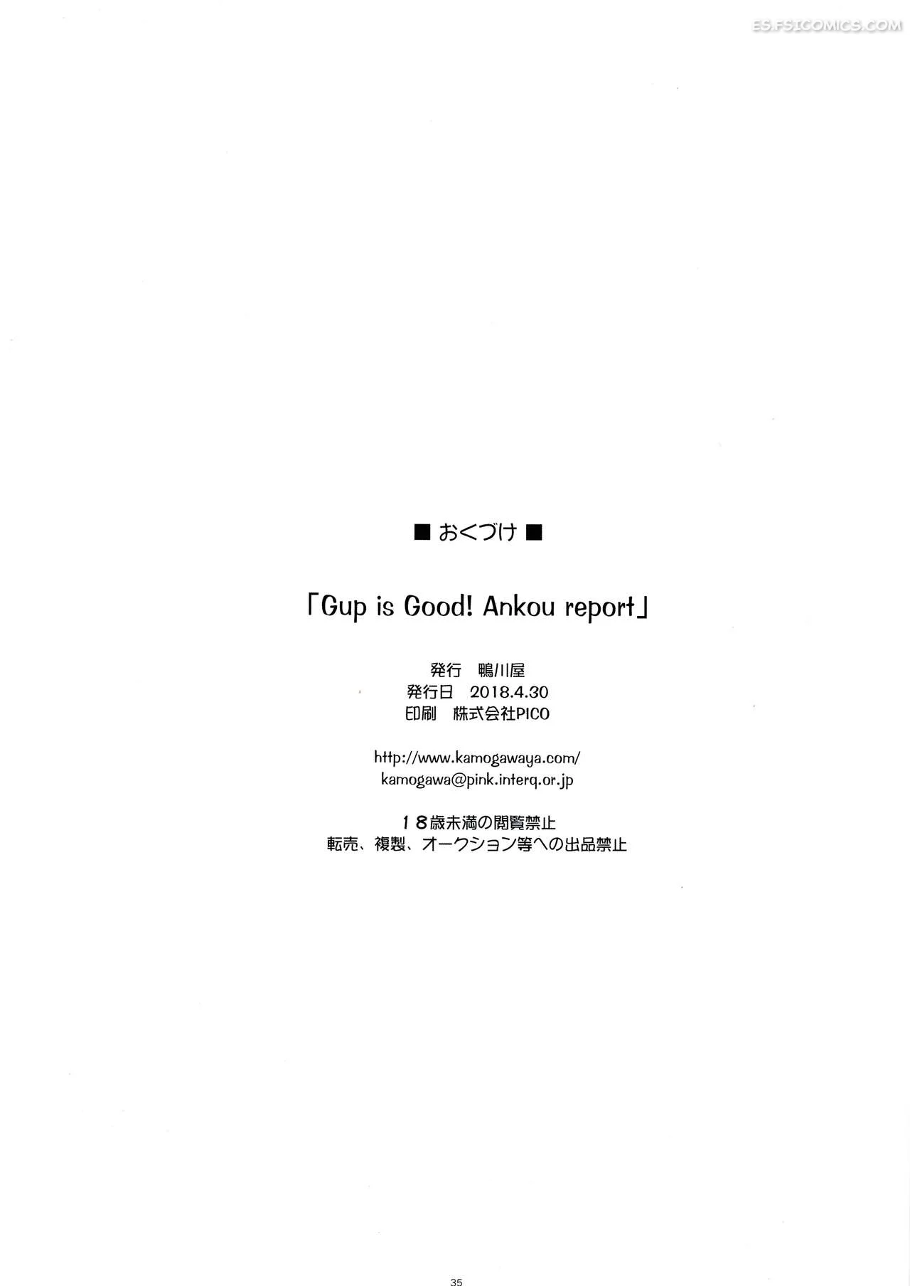 ¡Gup Es Bueno! Informe De Ankou – Kamogawa Tanuki - 35 - FSI Comics gup es bueno informe de ankou kamogawa tanuki 035