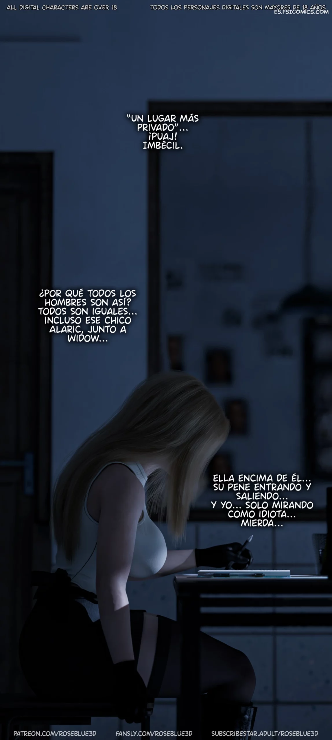 La Viuda De Mi Vecina Capítulo 52 – Rose Blue 3D - 7 - FSI Comics la viuda de mi vecina capitulo 51 rose blue 3d 007