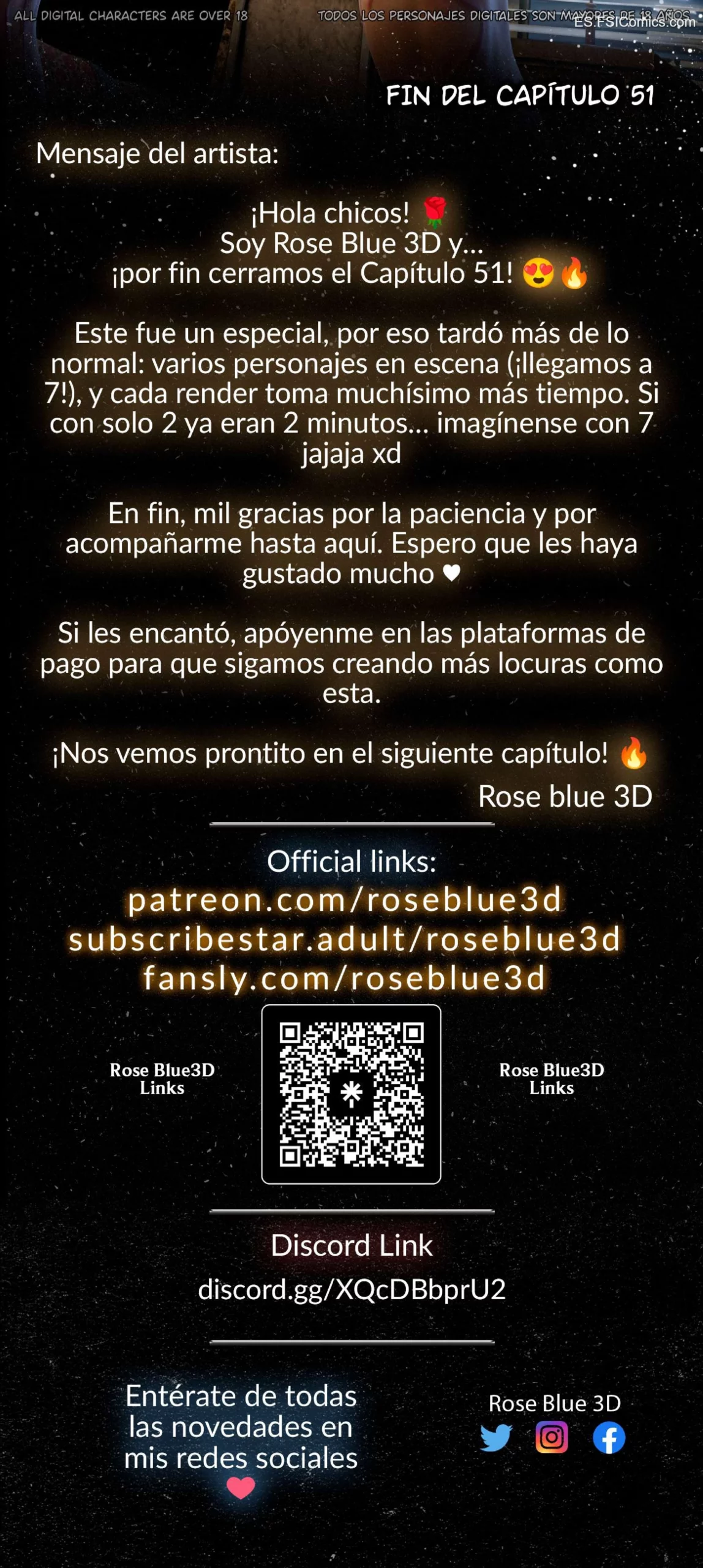 La Viuda De Mi Vecina Capítulo 51 – Rose Blue 3D - 143 - FSI Comics la viuda de mi vecina capitulo 51 rose blue 3d 143