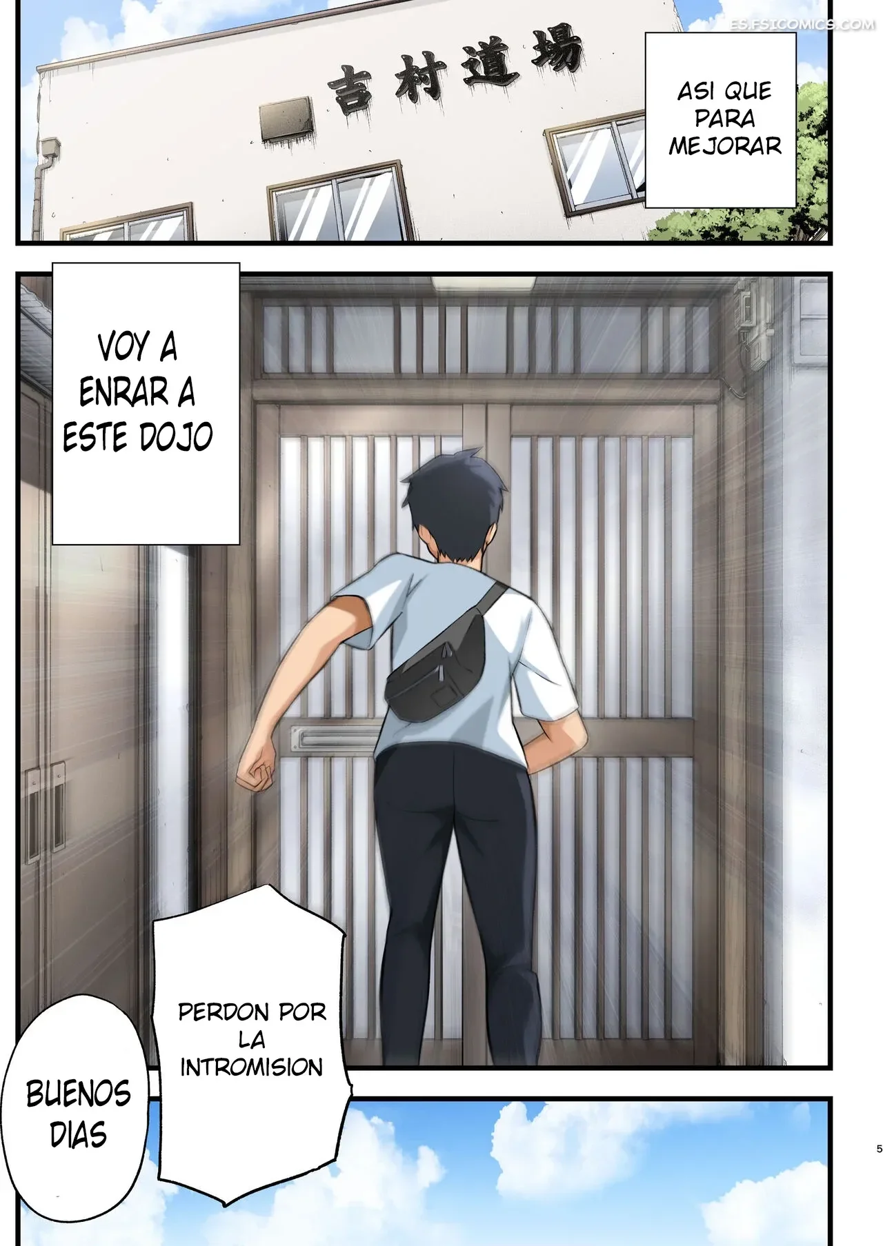 ¡Pelea! ¡Yoshimura-san! - Hombre Con Pene Erecto en Espera – Toilet Komoru - 4 - FSI Comics pelea yoshimura san hombre con pene erecto en espera toilet komoru 004