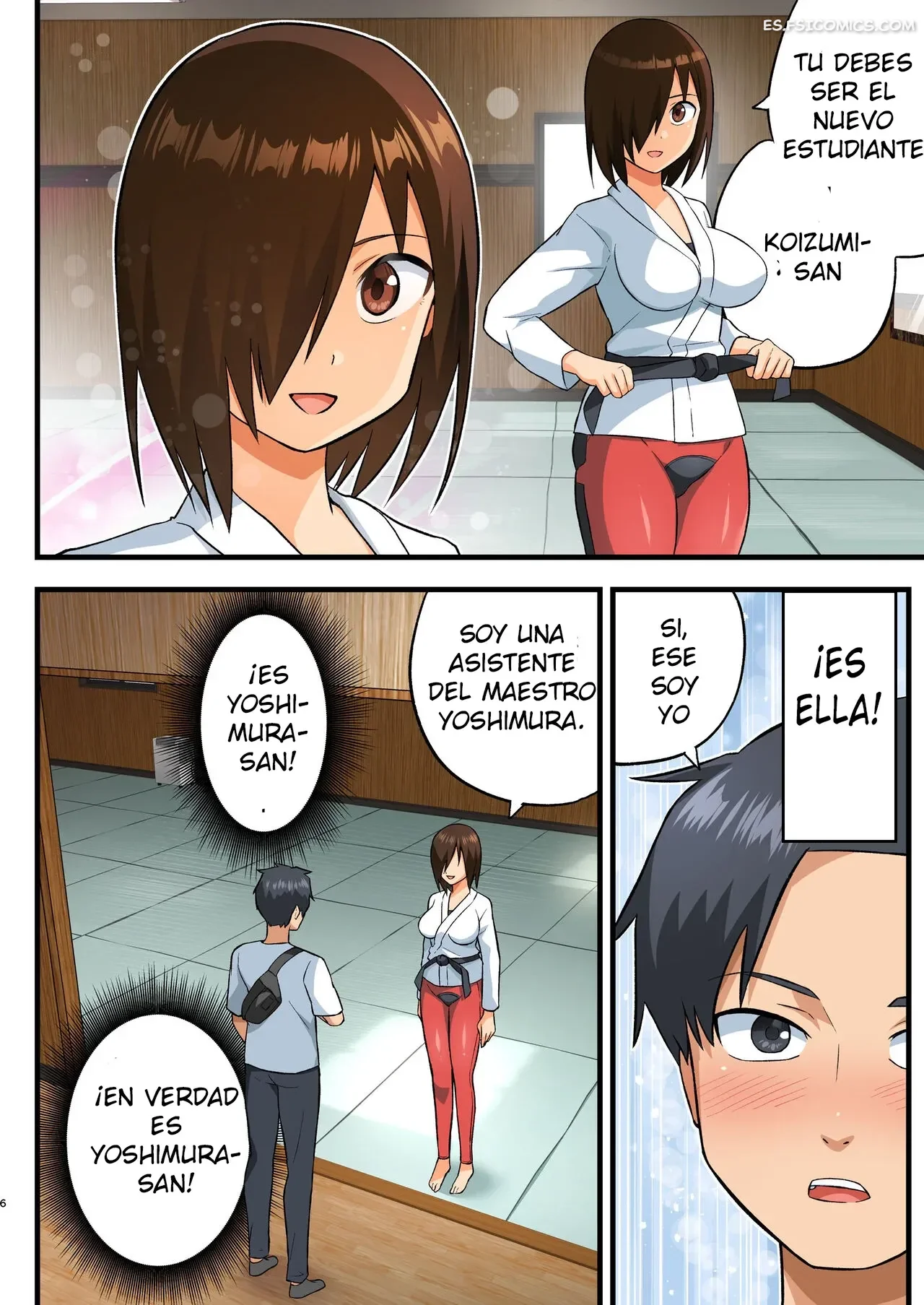 ¡Pelea! ¡Yoshimura-san! - Hombre Con Pene Erecto en Espera – Toilet Komoru - 5 - FSI Comics pelea yoshimura san hombre con pene erecto en espera toilet komoru 005