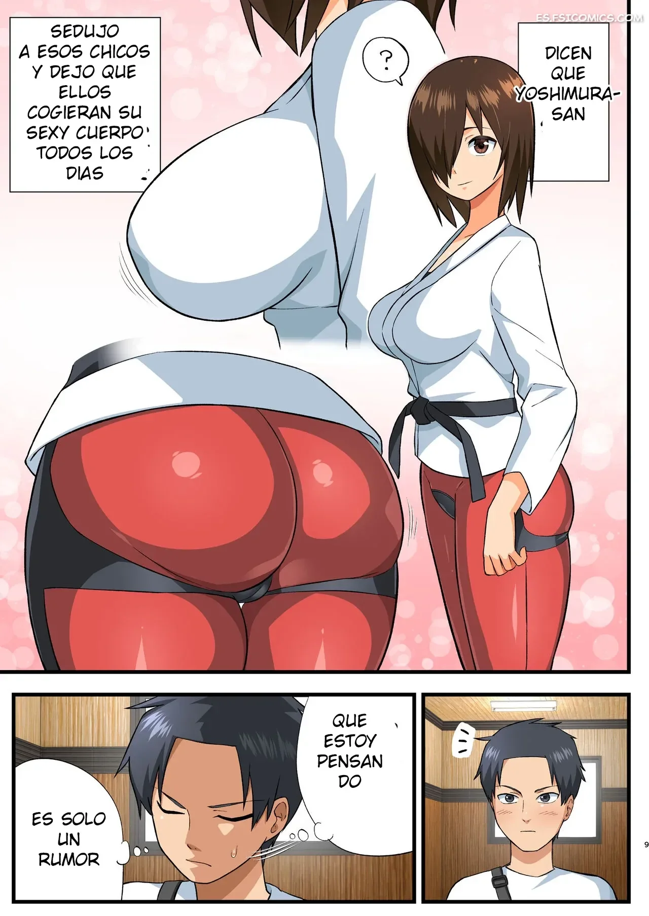 ¡Pelea! ¡Yoshimura-san! - Hombre Con Pene Erecto en Espera – Toilet Komoru - 8 - FSI Comics pelea yoshimura san hombre con pene erecto en espera toilet komoru 008