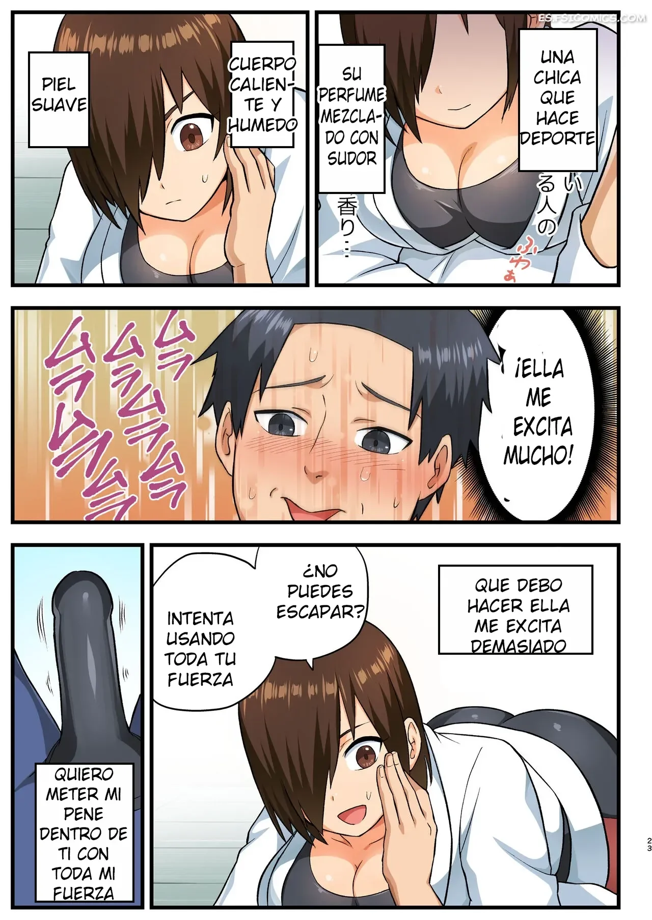 ¡Pelea! ¡Yoshimura-san! - Hombre Con Pene Erecto en Espera – Toilet Komoru - 22 - FSI Comics pelea yoshimura san hombre con pene erecto en espera toilet komoru 022