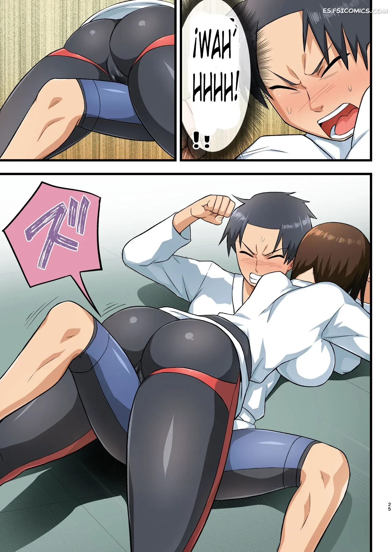 ¡Pelea! ¡Yoshimura-san! - Hombre Con Pene Erecto en Espera – Toilet Komoru - 24 - FSI Comics pelea yoshimura san hombre con pene erecto en espera toilet komoru 024