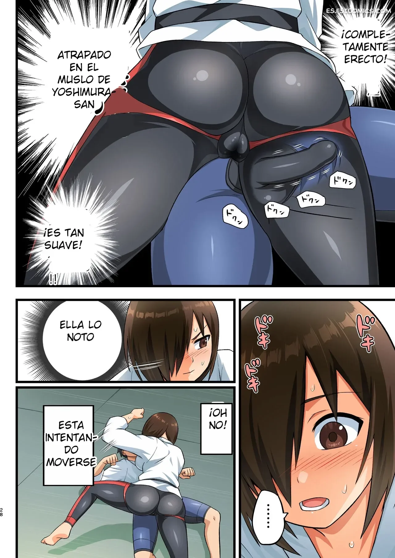 ¡Pelea! ¡Yoshimura-san! - Hombre Con Pene Erecto en Espera – Toilet Komoru - 27 - FSI Comics pelea yoshimura san hombre con pene erecto en espera toilet komoru 027