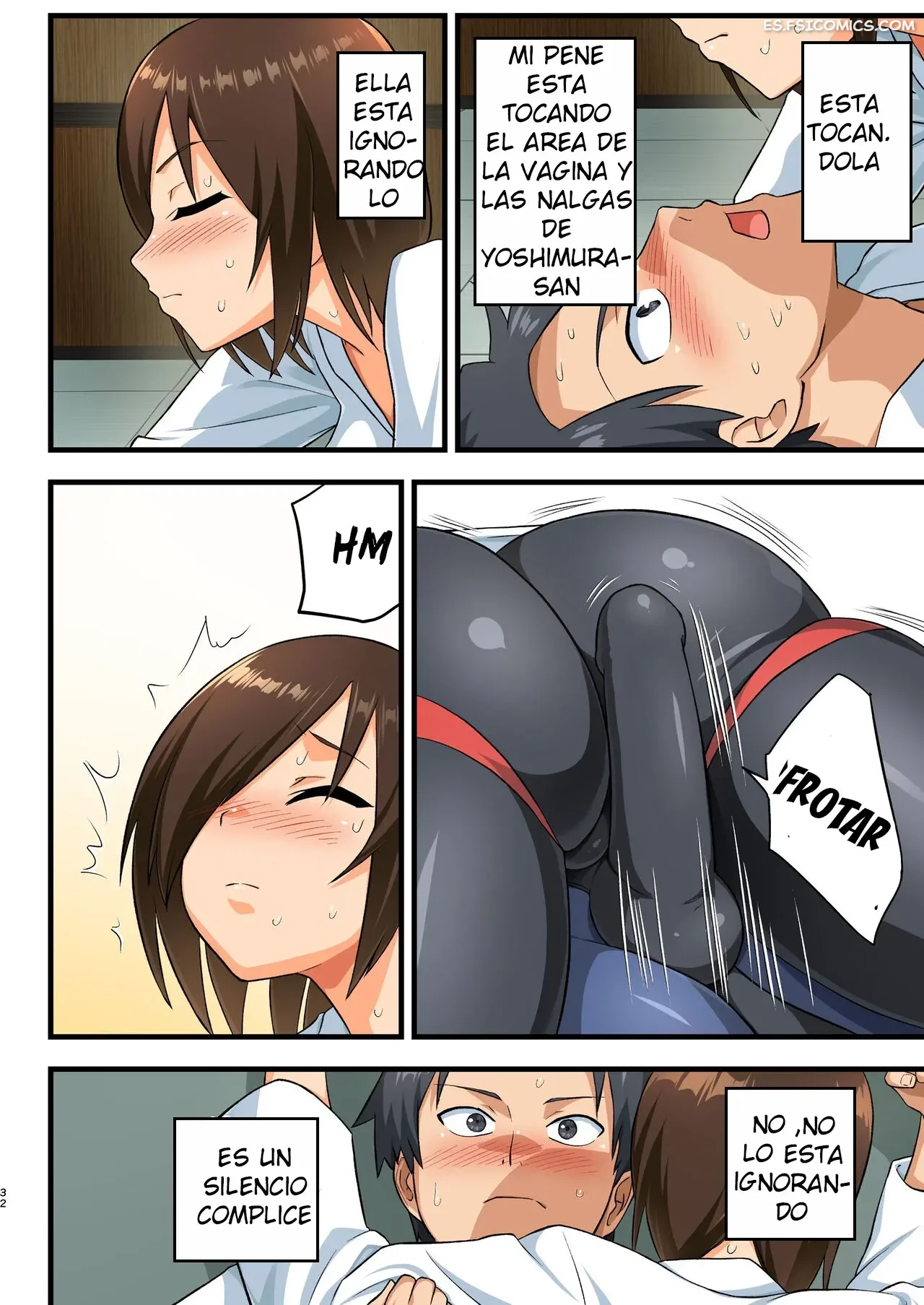 ¡Pelea! ¡Yoshimura-san! - Hombre Con Pene Erecto en Espera – Toilet Komoru - 31 - FSI Comics pelea yoshimura san hombre con pene erecto en espera toilet komoru 031