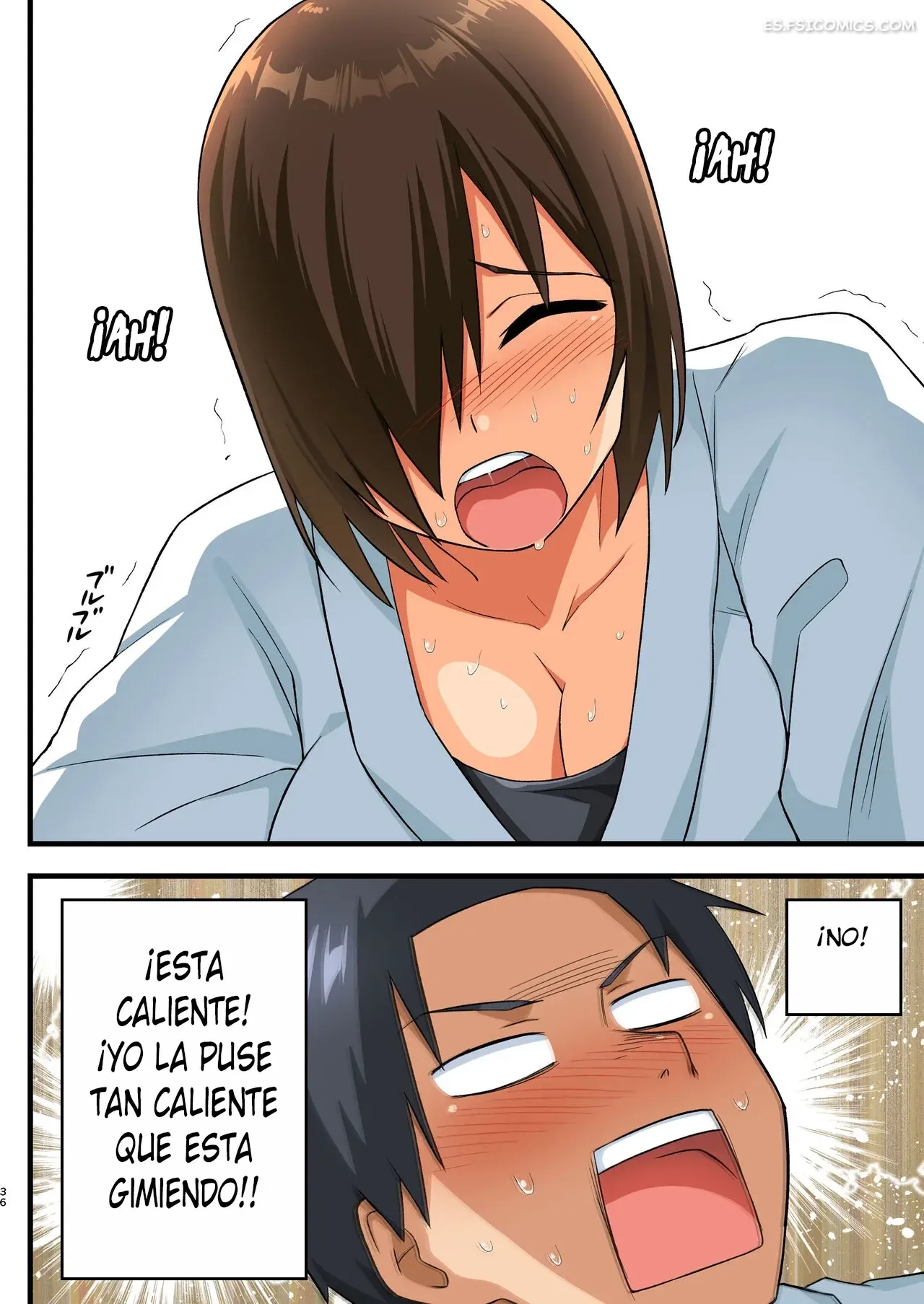 ¡Pelea! ¡Yoshimura-san! - Hombre Con Pene Erecto en Espera – Toilet Komoru - 35 - FSI Comics pelea yoshimura san hombre con pene erecto en espera toilet komoru 035