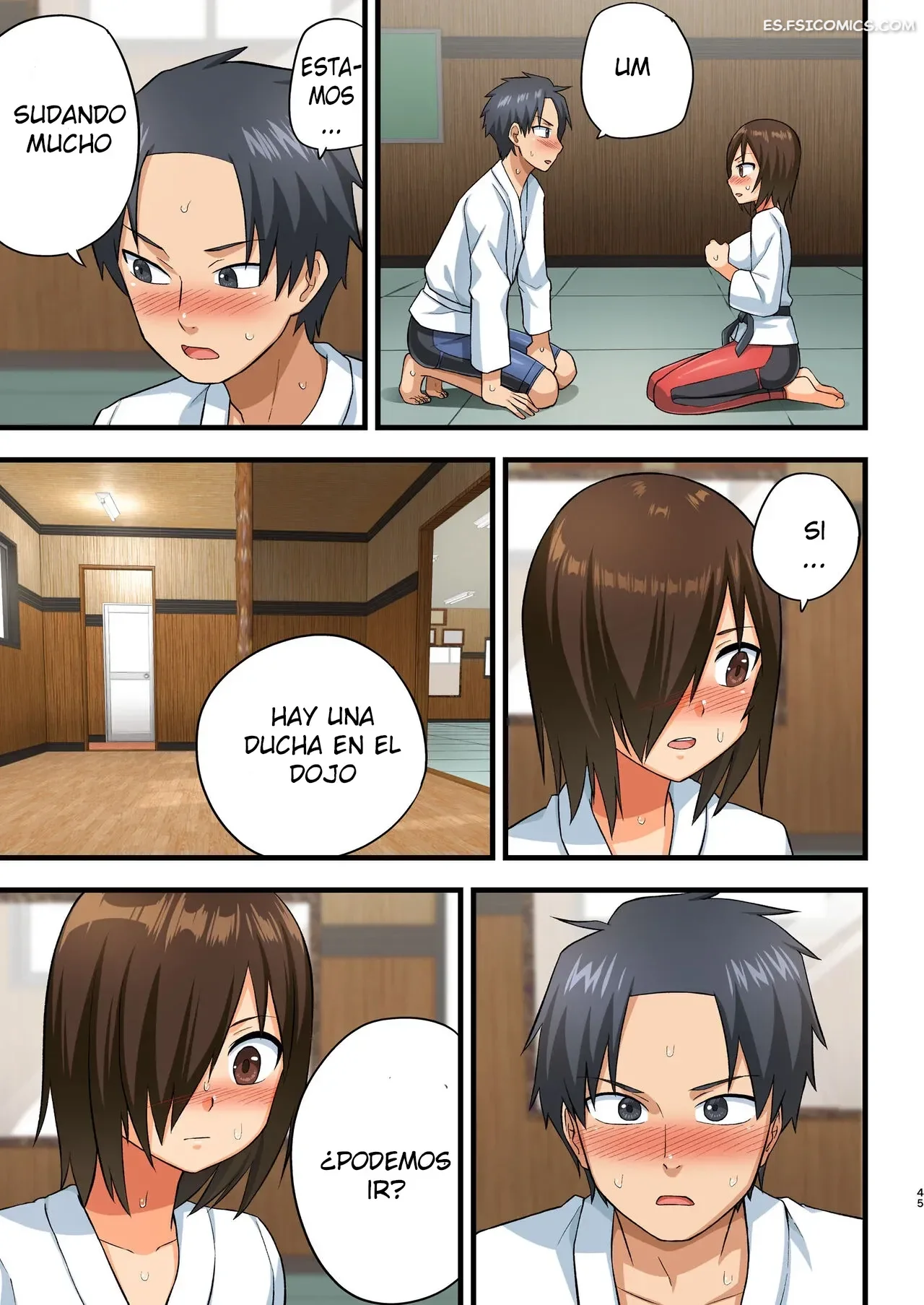 ¡Pelea! ¡Yoshimura-san! - Hombre Con Pene Erecto en Espera – Toilet Komoru - 44 - FSI Comics pelea yoshimura san hombre con pene erecto en espera toilet komoru 044