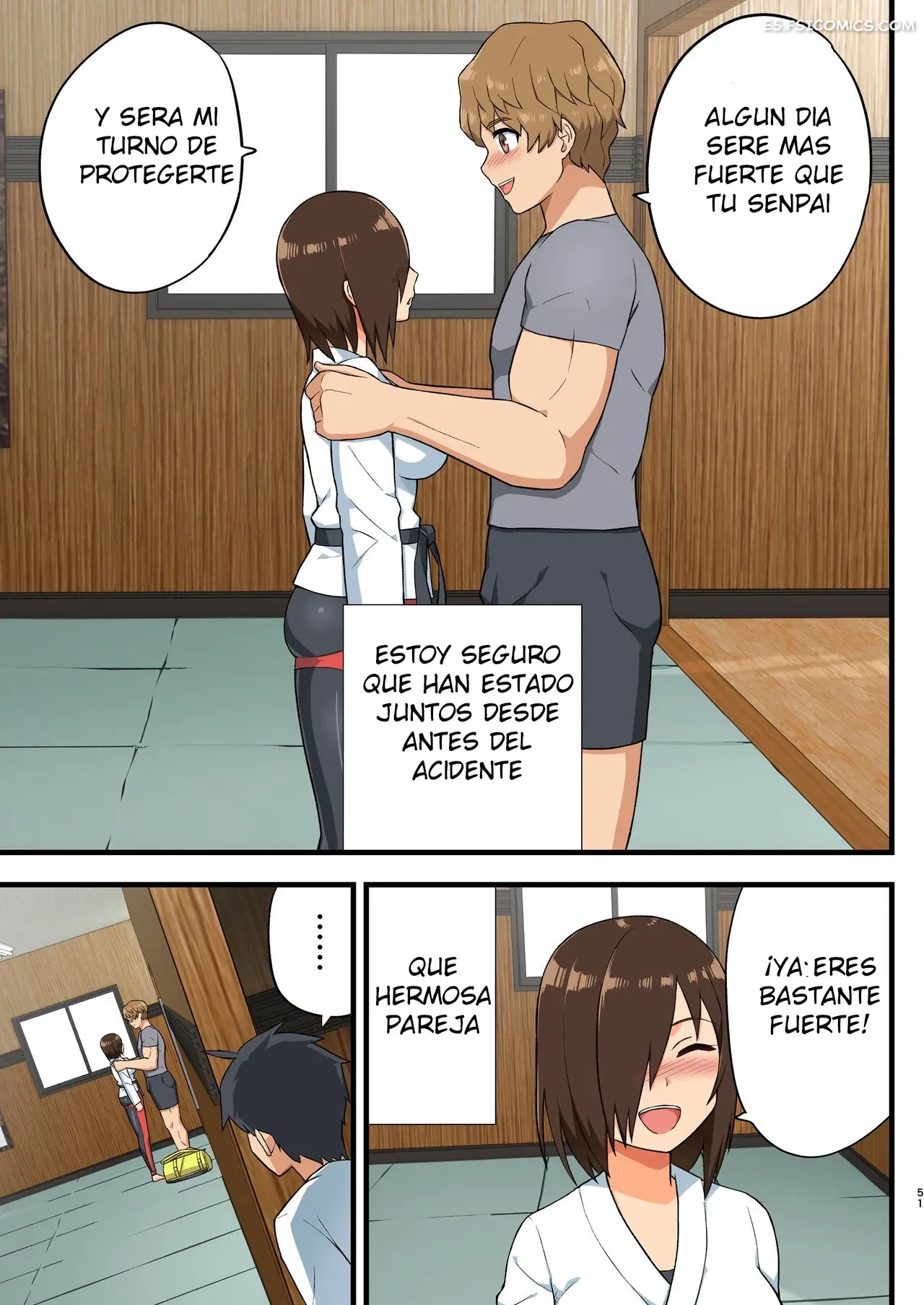 ¡Pelea! ¡Yoshimura-san! - Hombre Con Pene Erecto en Espera – Toilet Komoru - 50 - FSI Comics pelea yoshimura san hombre con pene erecto en espera toilet komoru 050