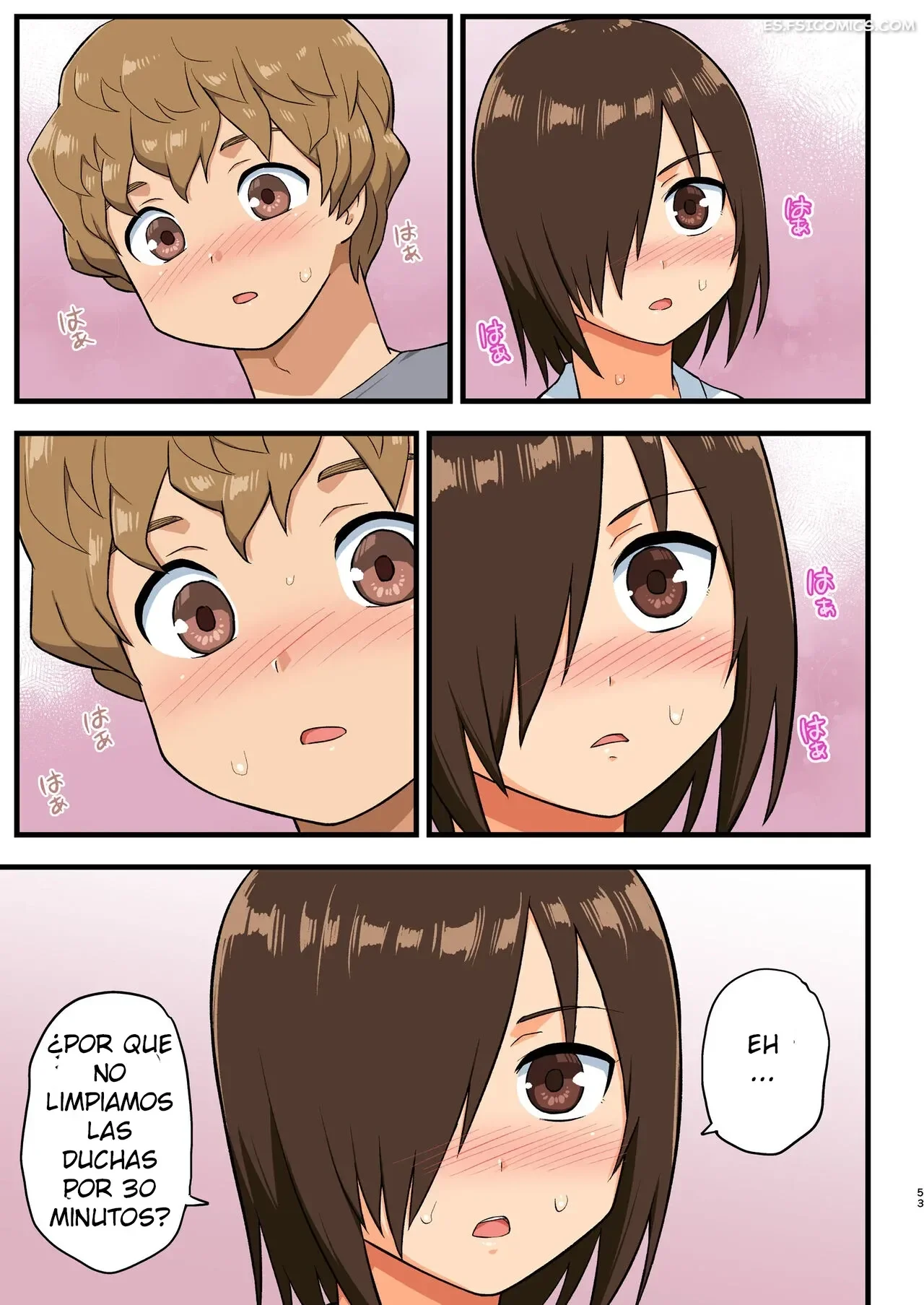 ¡Pelea! ¡Yoshimura-san! - Hombre Con Pene Erecto en Espera – Toilet Komoru - 52 - FSI Comics pelea yoshimura san hombre con pene erecto en espera toilet komoru 052