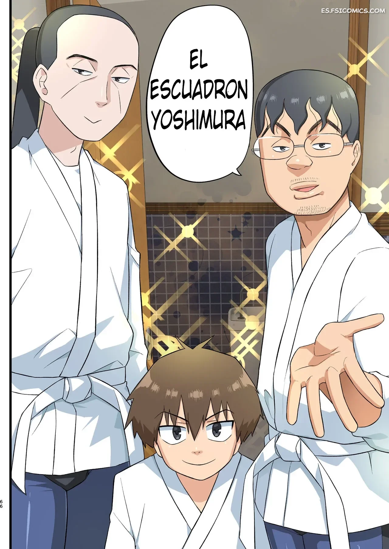 ¡Pelea! ¡Yoshimura-san! - Hombre Con Pene Erecto en Espera – Toilet Komoru - 65 - FSI Comics pelea yoshimura san hombre con pene erecto en espera toilet komoru 065