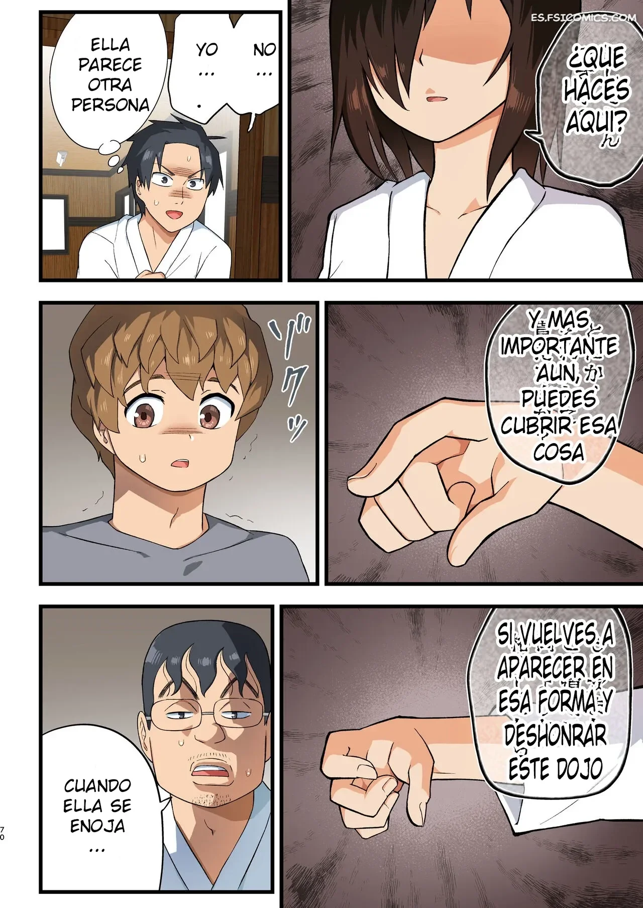 ¡Pelea! ¡Yoshimura-san! - Hombre Con Pene Erecto en Espera – Toilet Komoru - 69 - FSI Comics pelea yoshimura san hombre con pene erecto en espera toilet komoru 069
