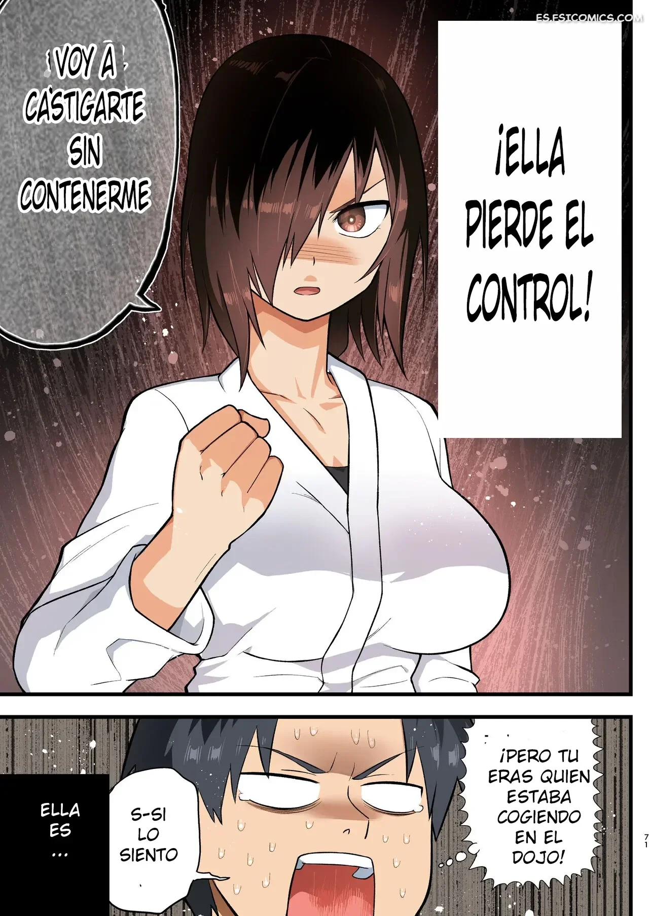 ¡Pelea! ¡Yoshimura-san! - Hombre Con Pene Erecto en Espera – Toilet Komoru - 70 - FSI Comics pelea yoshimura san hombre con pene erecto en espera toilet komoru 070