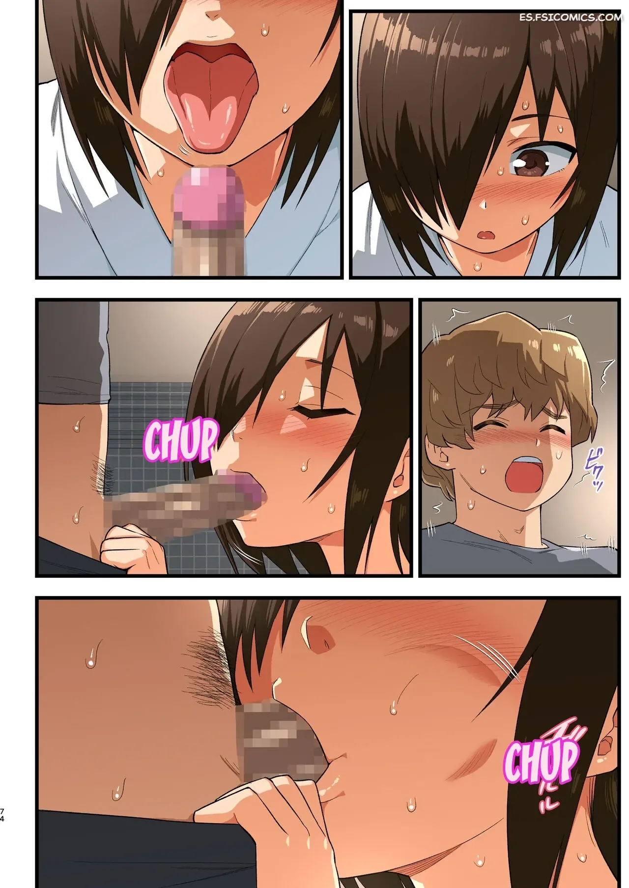 ¡Pelea! ¡Yoshimura-san! - Hombre Con Pene Erecto en Espera – Toilet Komoru - 73 - FSI Comics pelea yoshimura san hombre con pene erecto en espera toilet komoru 073