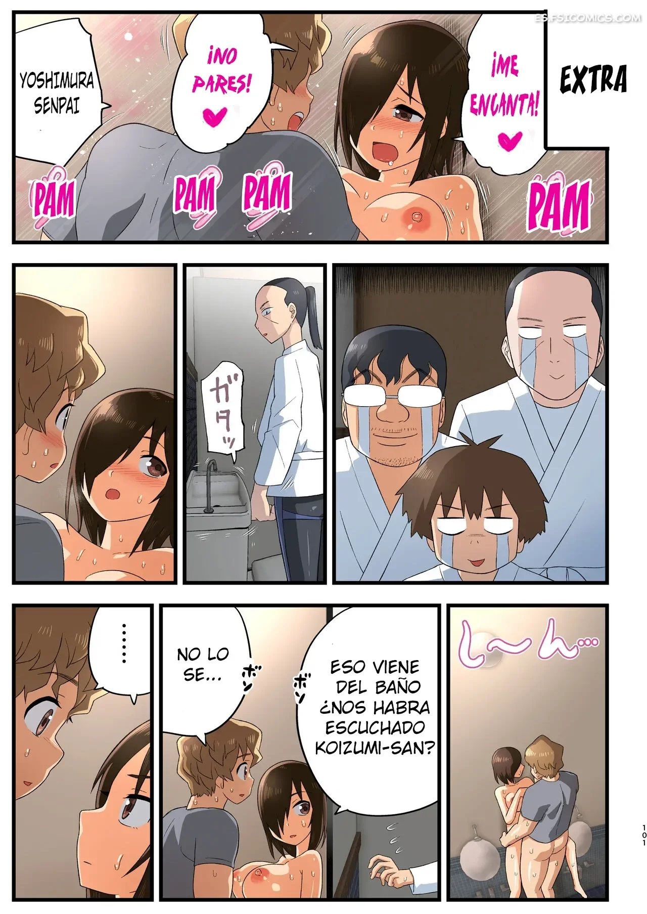 ¡Pelea! ¡Yoshimura-san! - Hombre Con Pene Erecto en Espera – Toilet Komoru - 100 - FSI Comics pelea yoshimura san hombre con pene erecto en espera toilet komoru 100