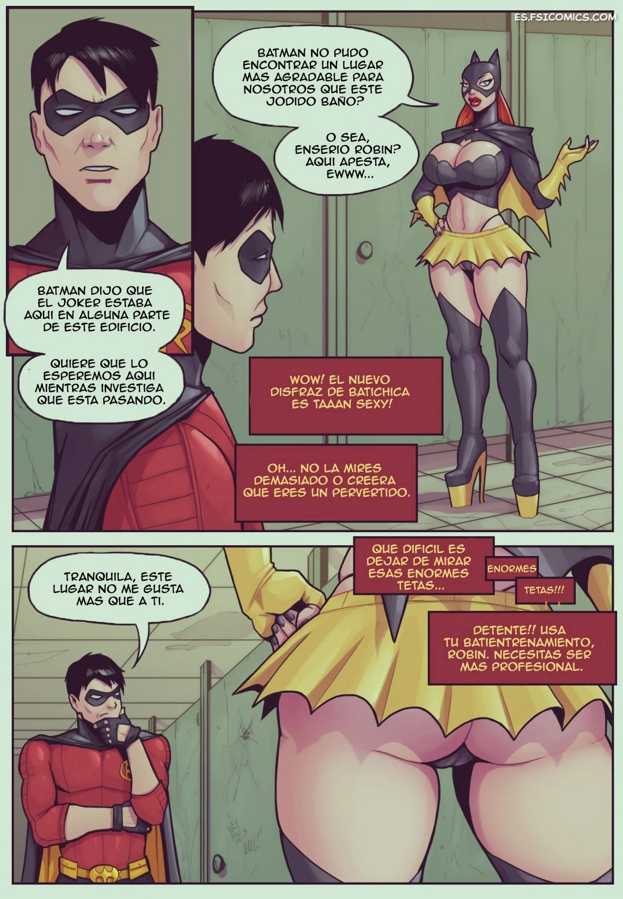 Ruined Gotham: Batgirl Loves Robin – DevilHS - 2 - FSI Comics ruined gotham batgirl loves robin devilhs 002