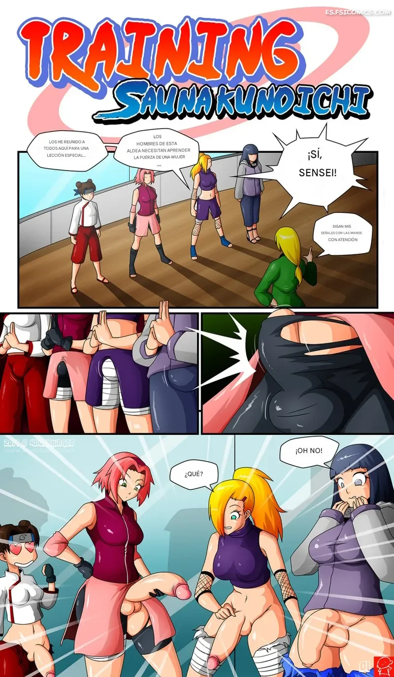 sauna fun with naruto gang witchking00 001